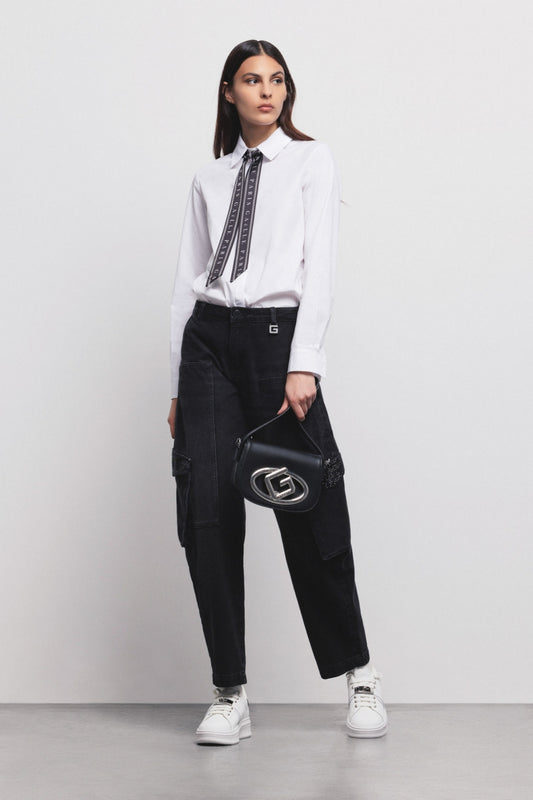 Black Baloon Work Jeans - Gaëlle Paris
