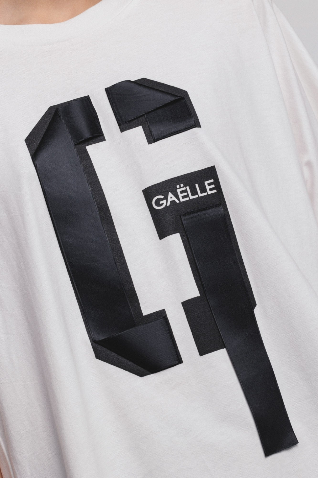 T-Shirt In Jersey Mezza Off White - Gaëlle Paris