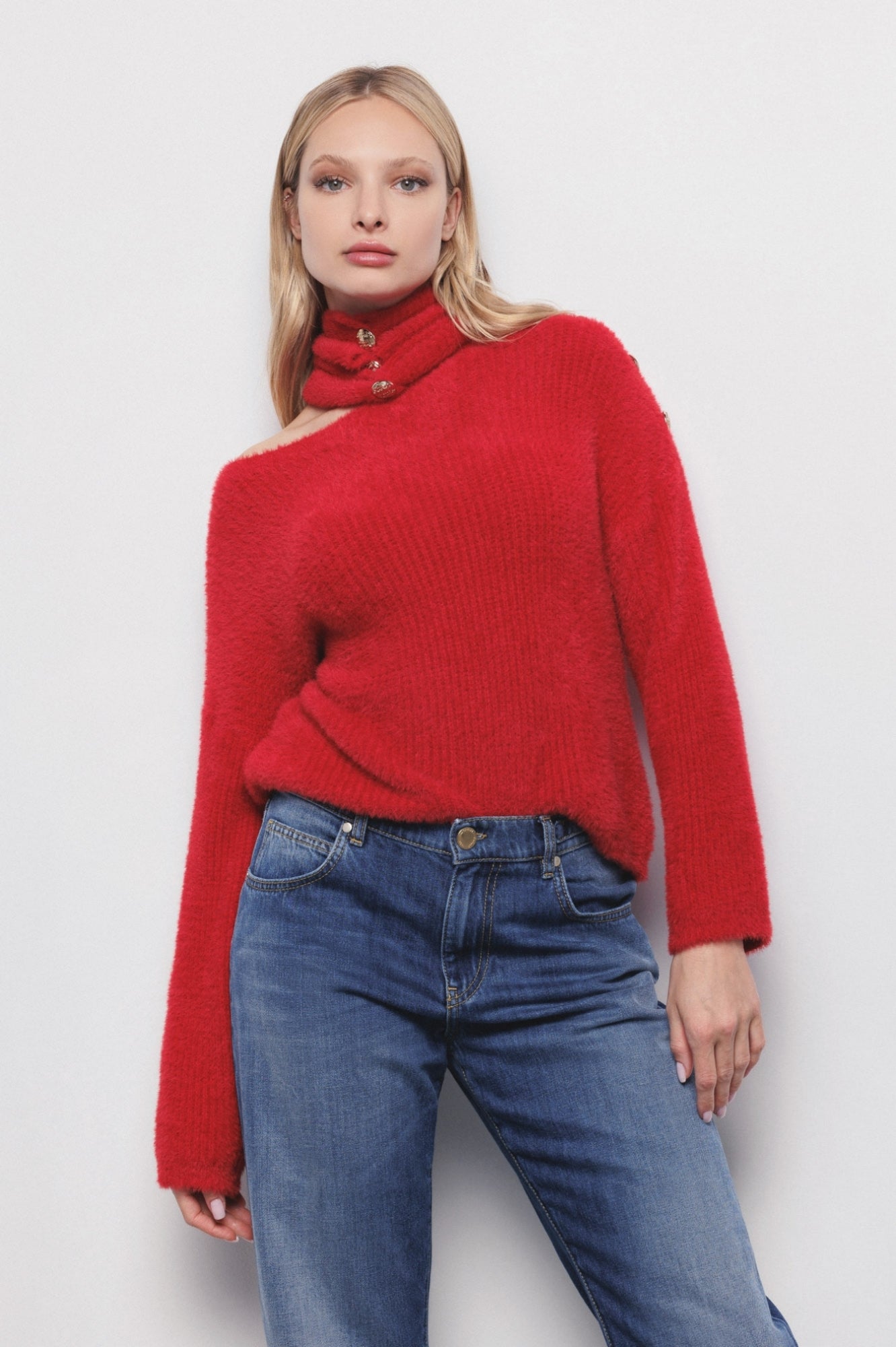 Camisola Donut Com Botões Logotipo - Gaëlle Paris