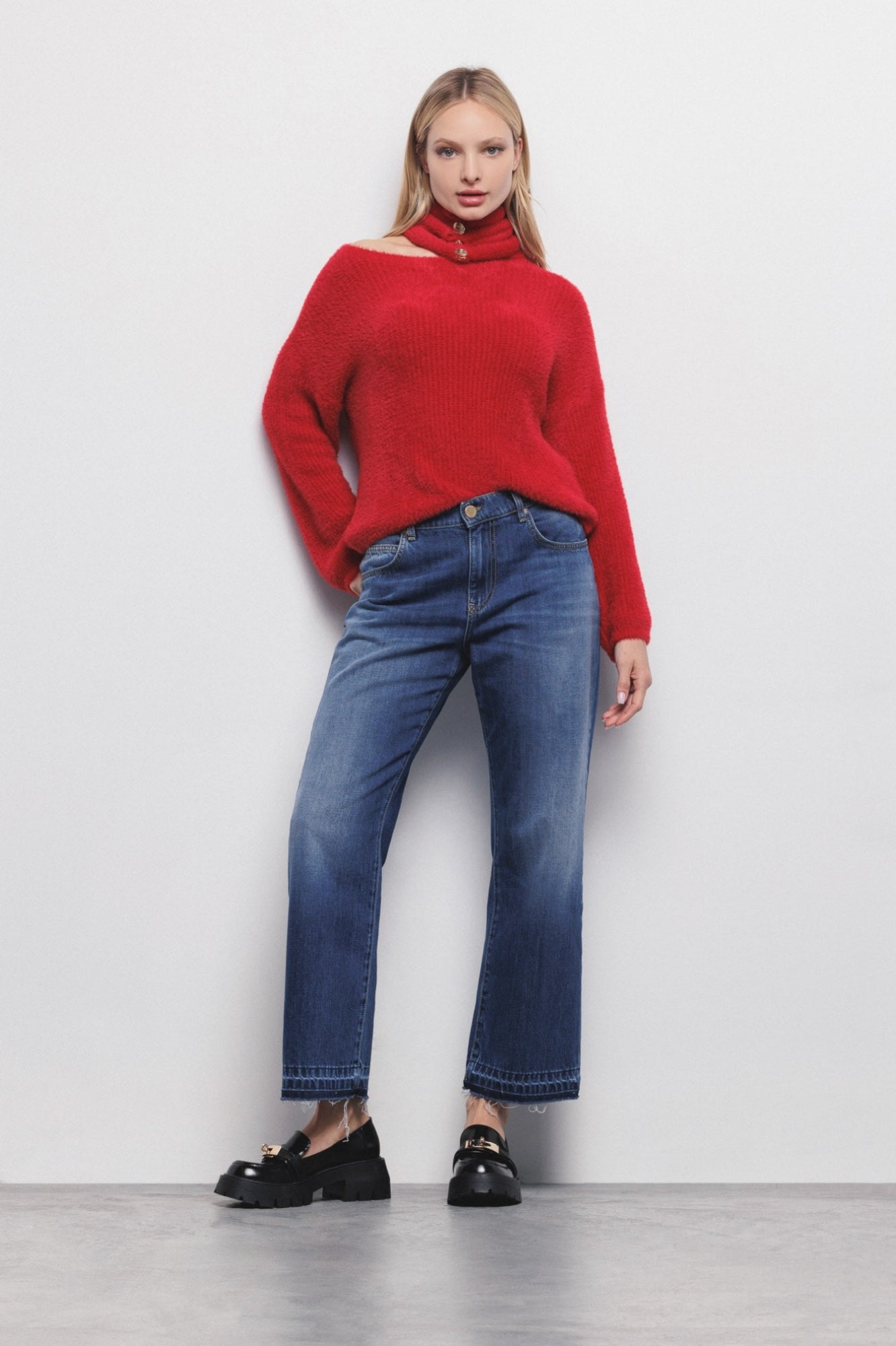 Camisola Donut Com Botões Logotipo - Gaëlle Paris