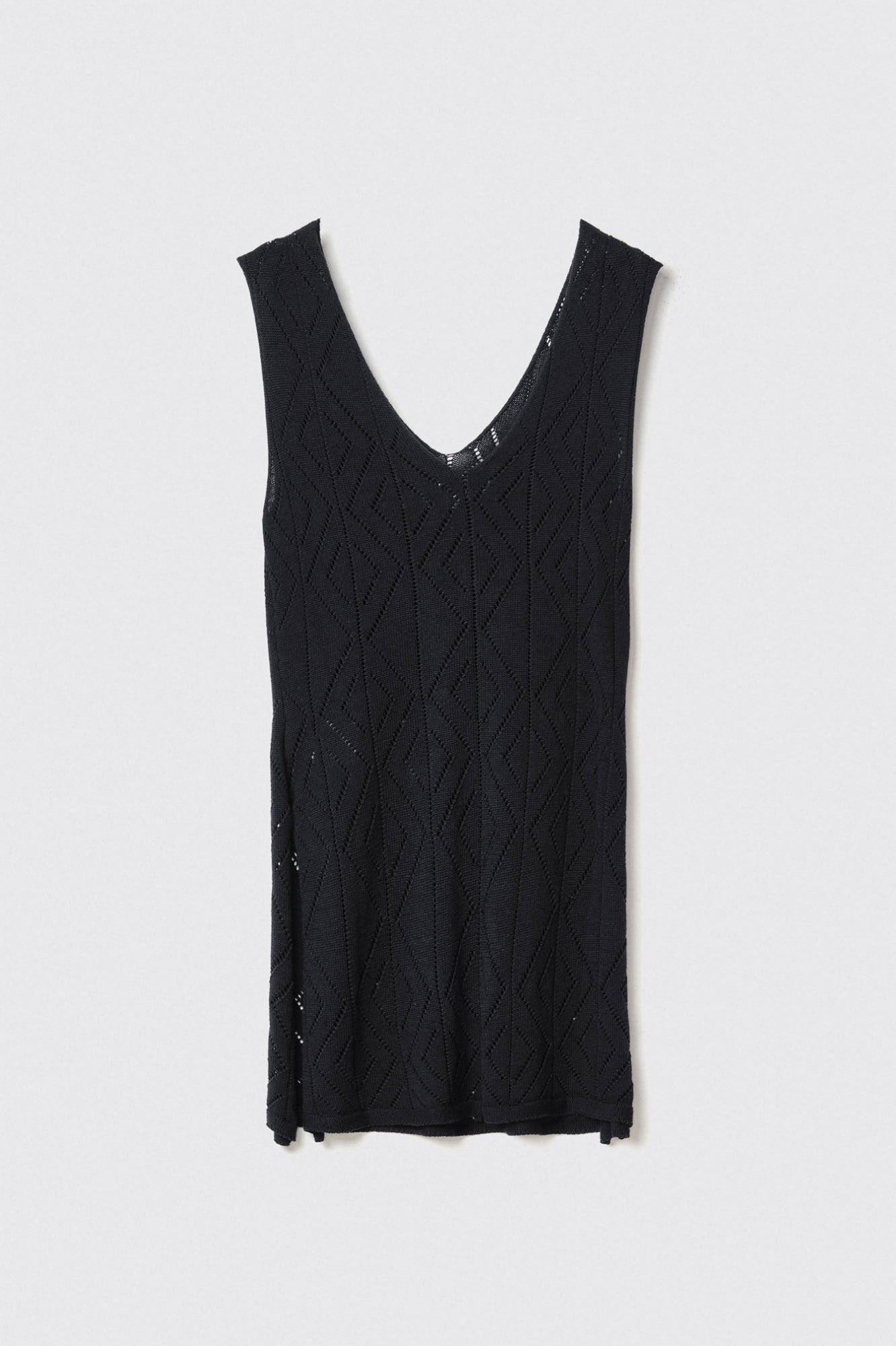 Wavy Stitch Strappy Top - Gaëlle Paris