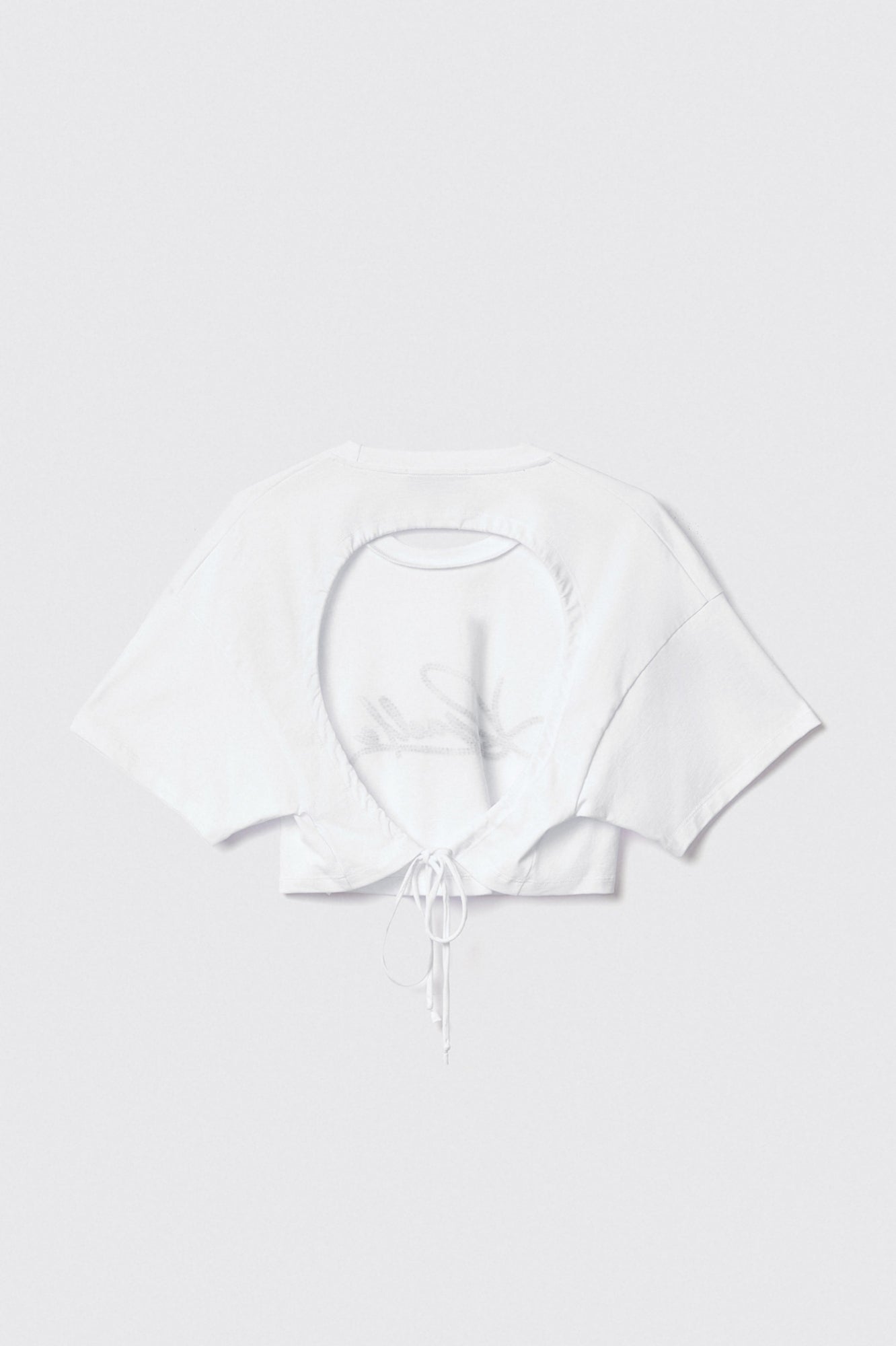 Round Neck T-shirt with Print - Gaëlle Paris