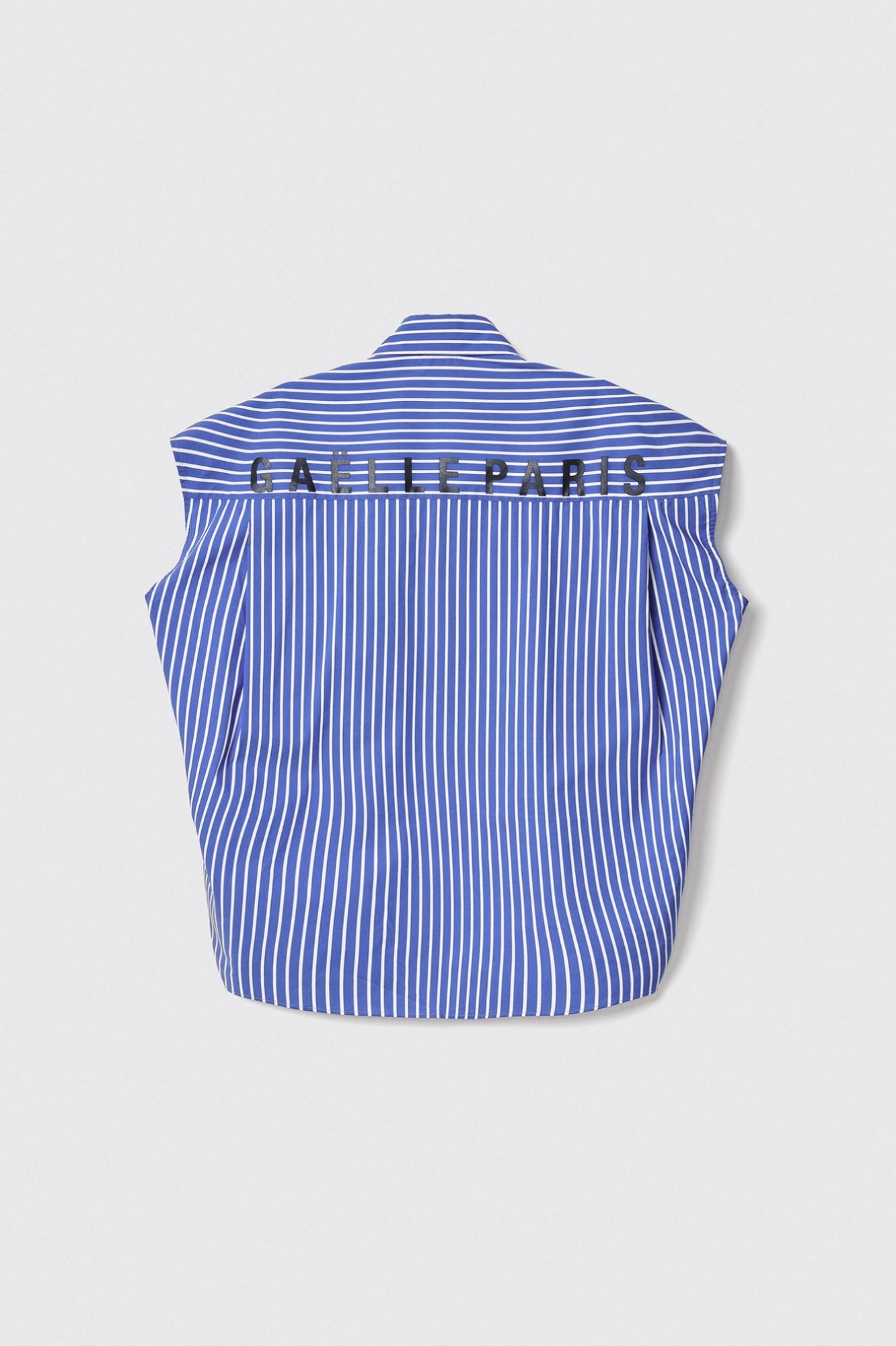 Oversized Sleeveless Poplin Shirt - Gaëlle Paris
