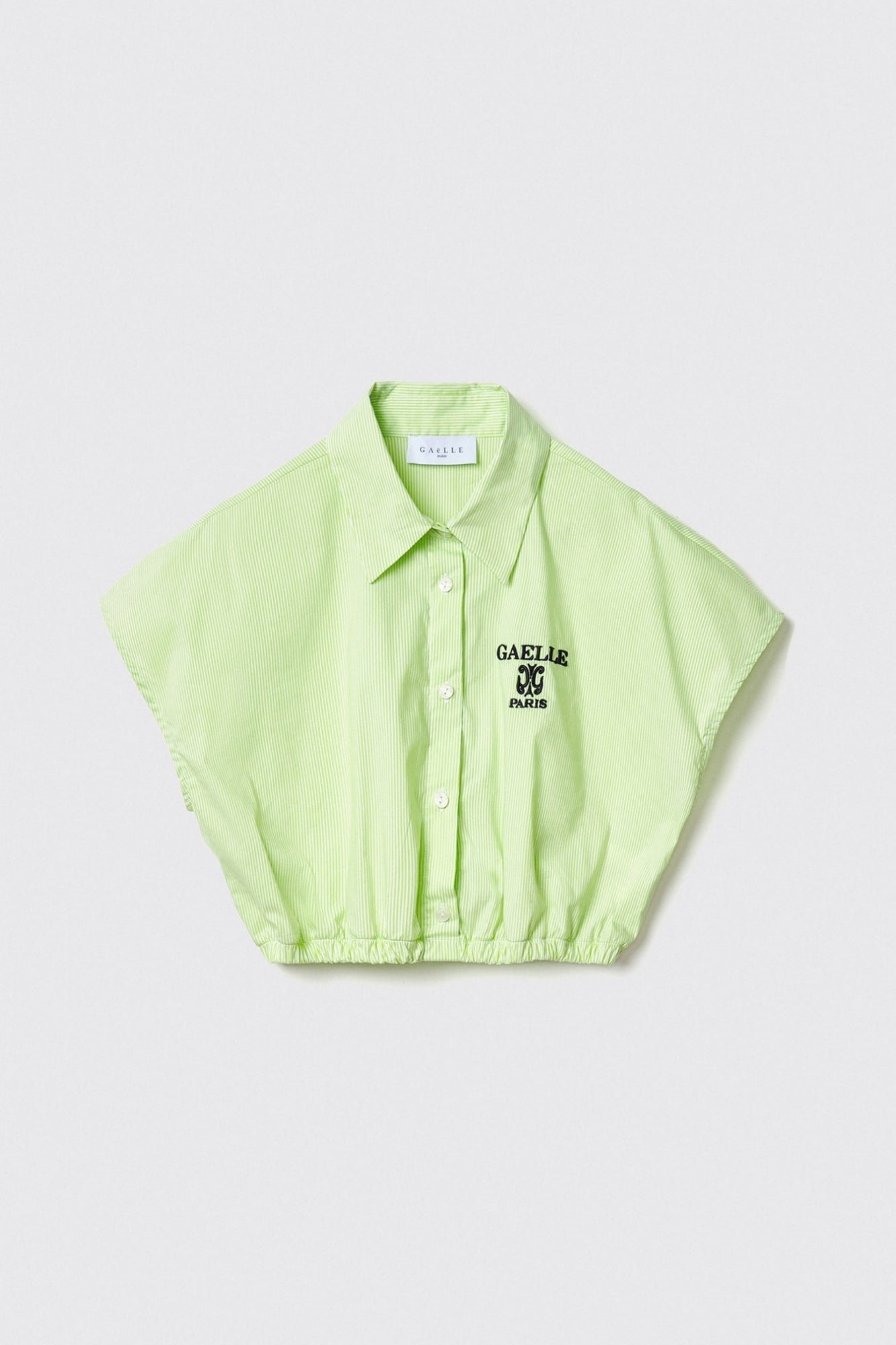 Short Stretch Poplin Shirt - Gaëlle Paris