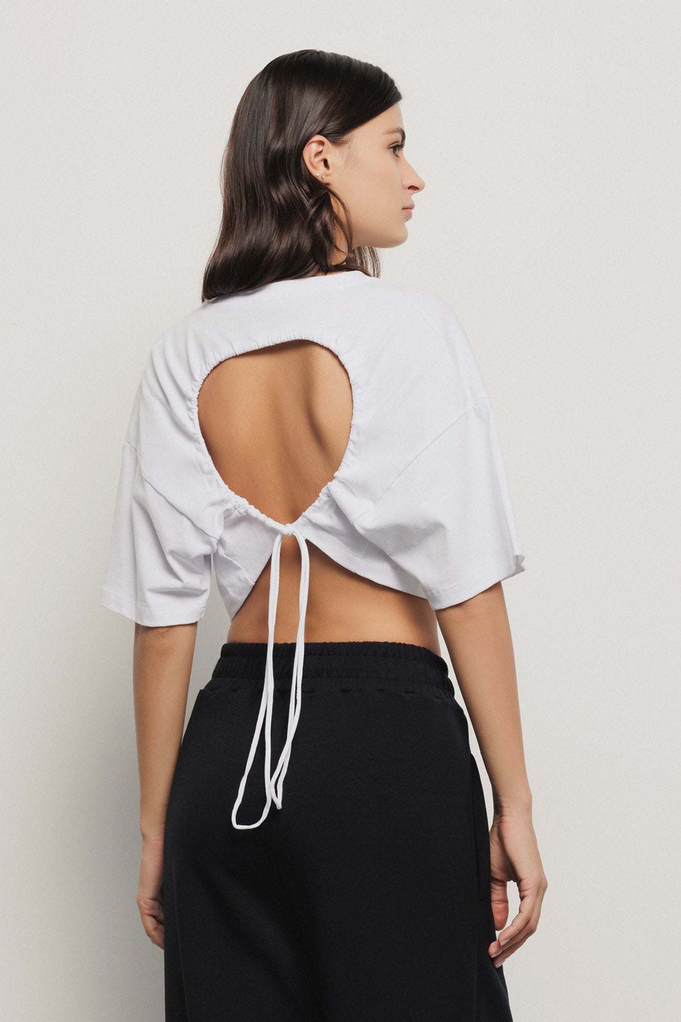 Round Neck T-shirt with Print - Gaëlle Paris