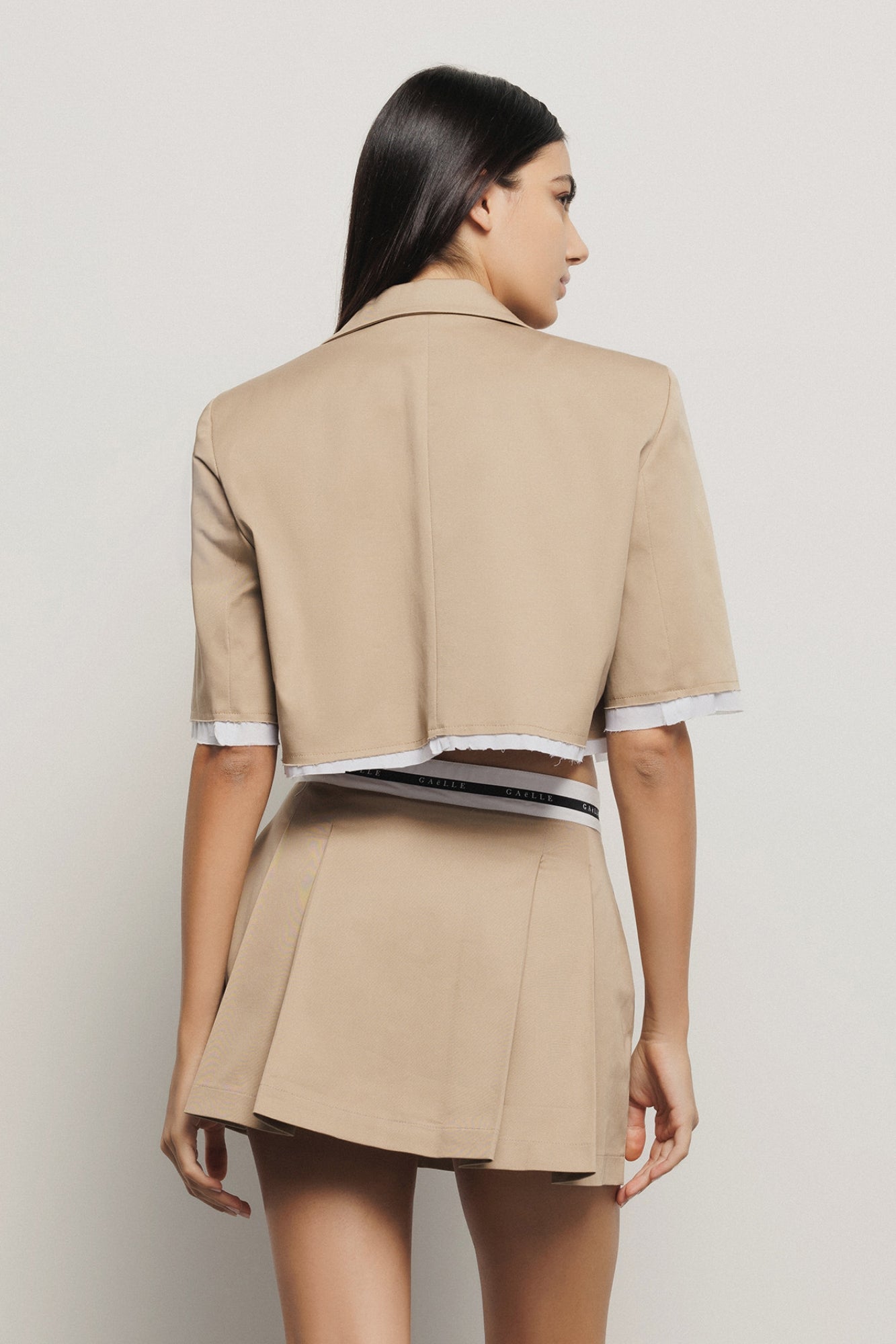 Short Half-Sleeve Coat - Gaëlle Paris