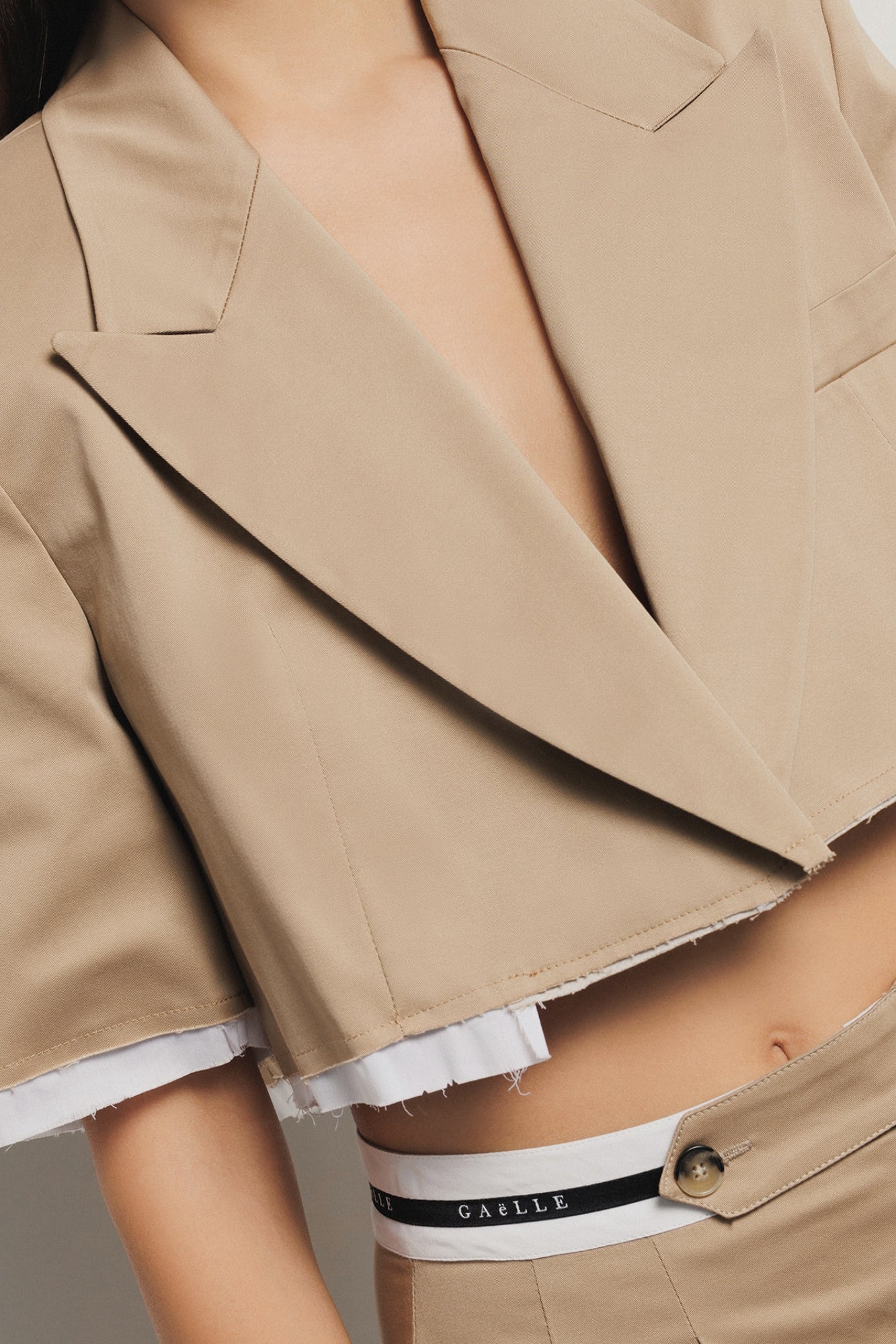 Short Half-Sleeve Coat - Gaëlle Paris