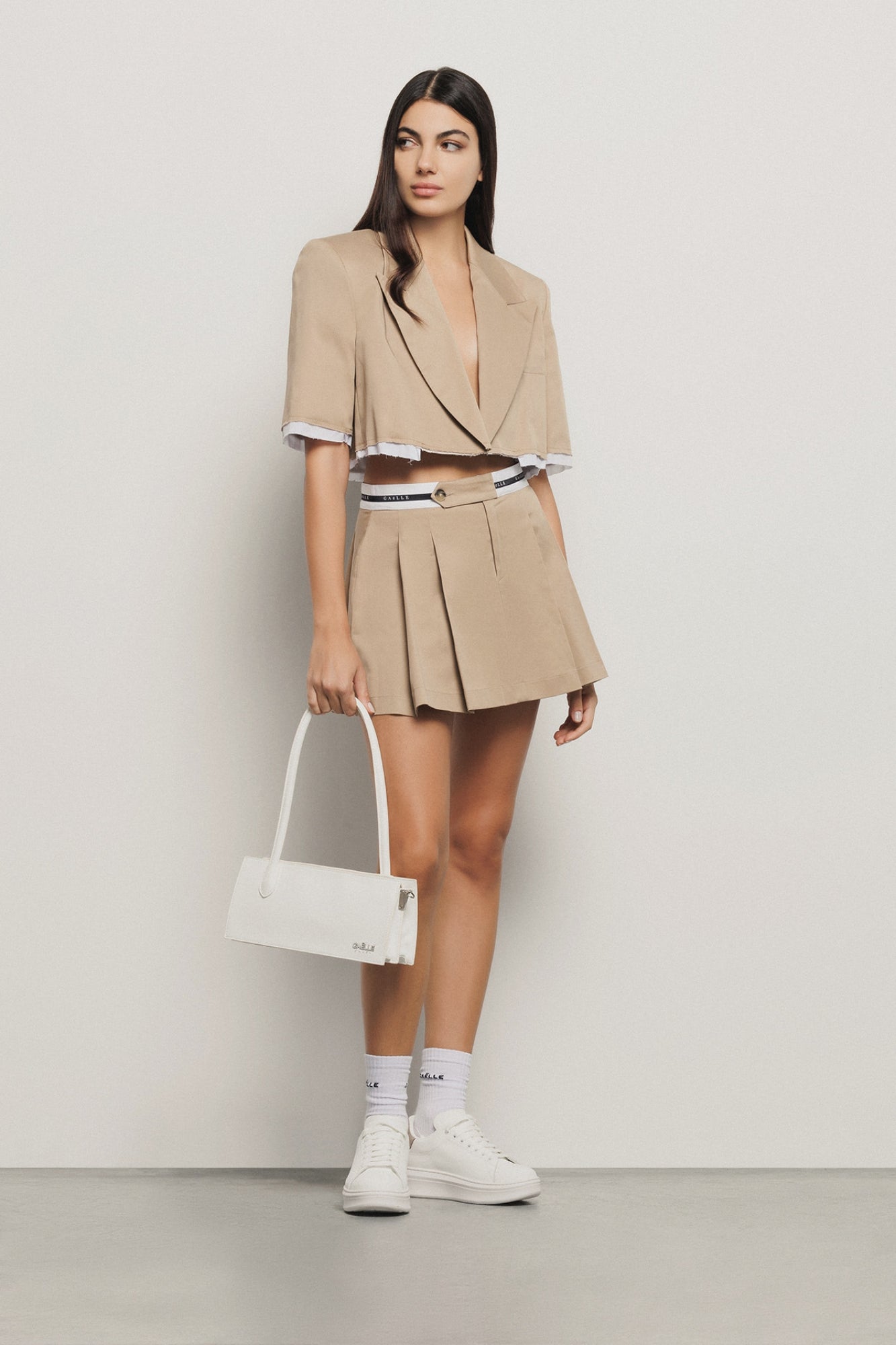 Short Half-Sleeve Coat - Gaëlle Paris