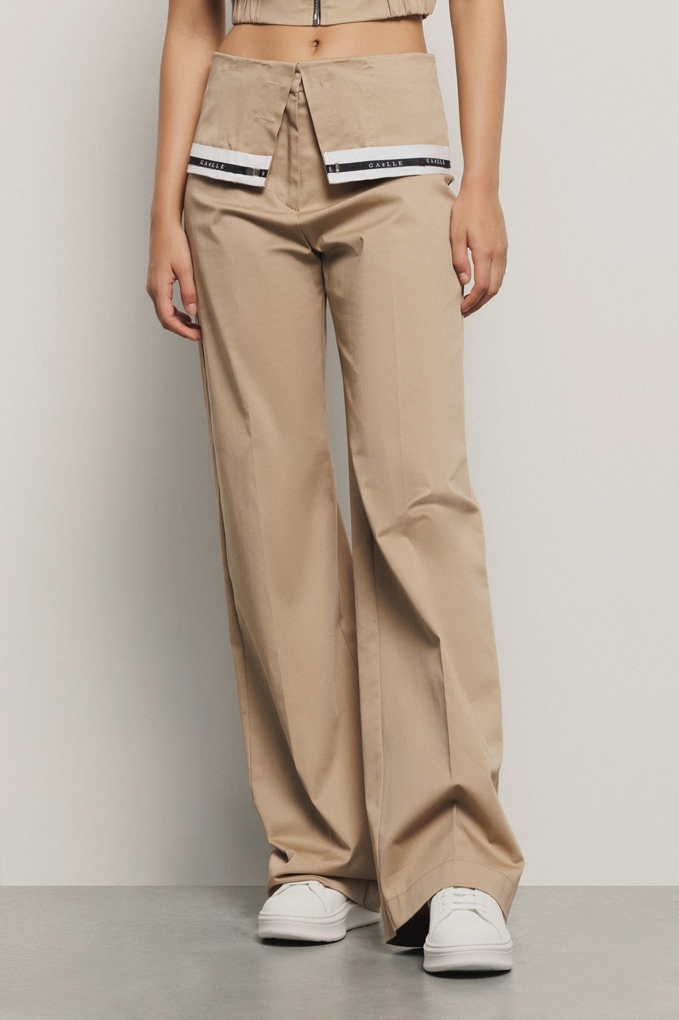 Gabardine Trousers - Gaëlle Paris