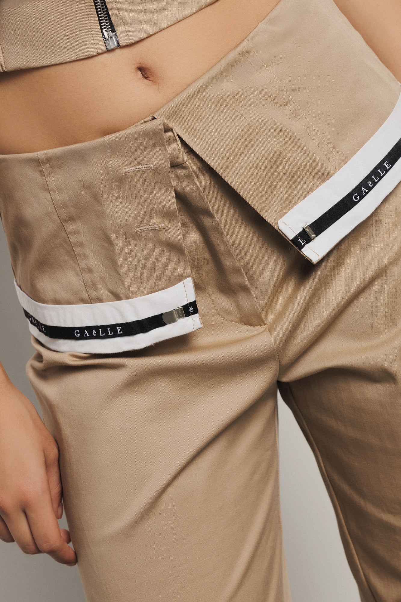 Gabardine Trousers - Gaëlle Paris
