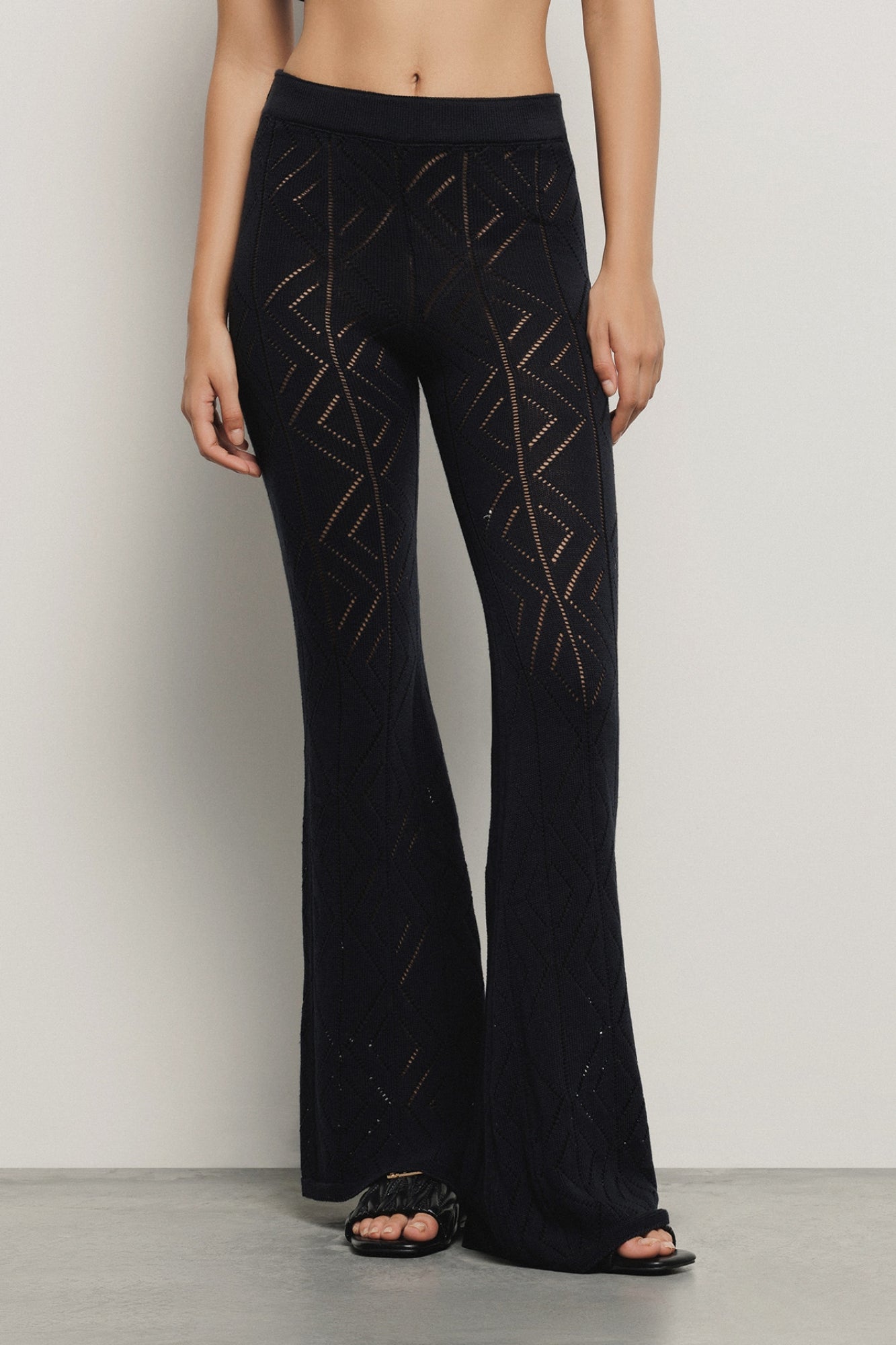 Wavy Stitch Trousers - Gaëlle Paris