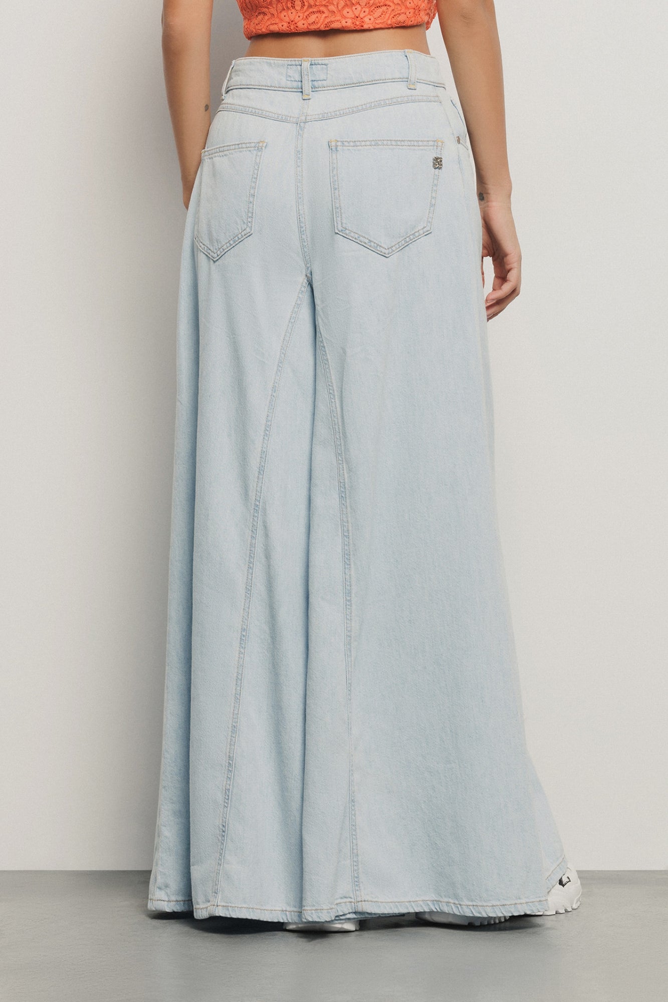 Calça Jeans Pantalona - Gaëlle Paris
