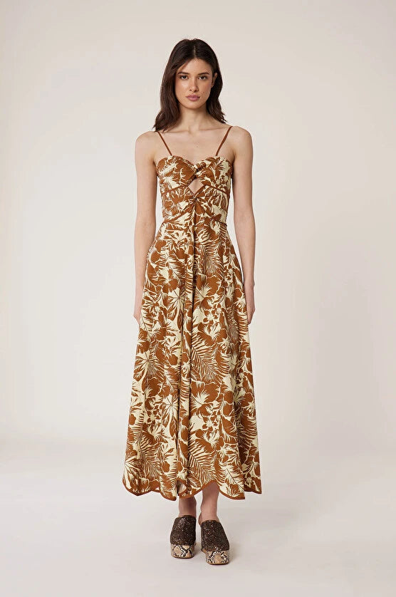 Santa Bárbara Midi Dress - Manoush