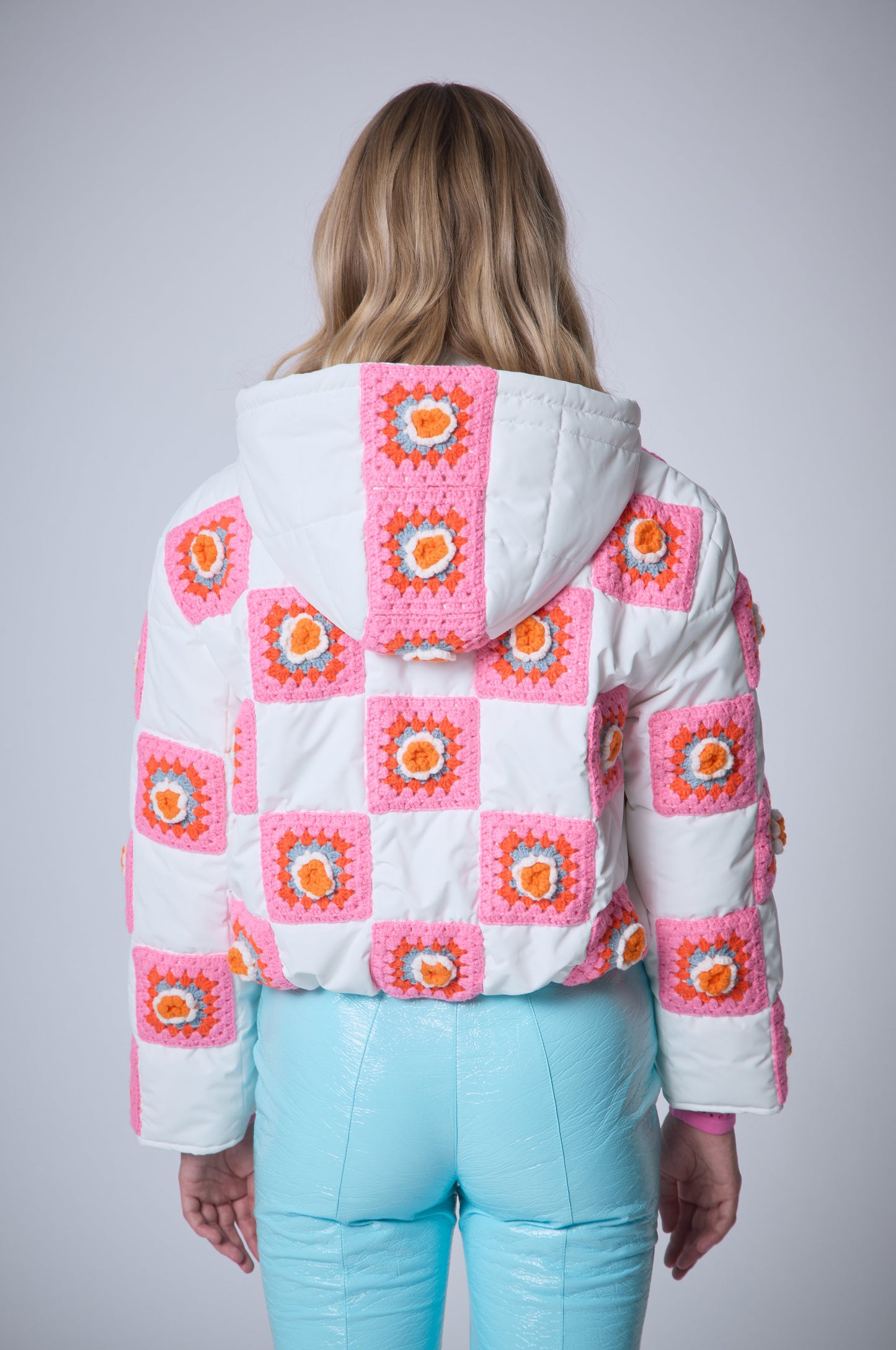 Casaco Puff Crochê - Manoush