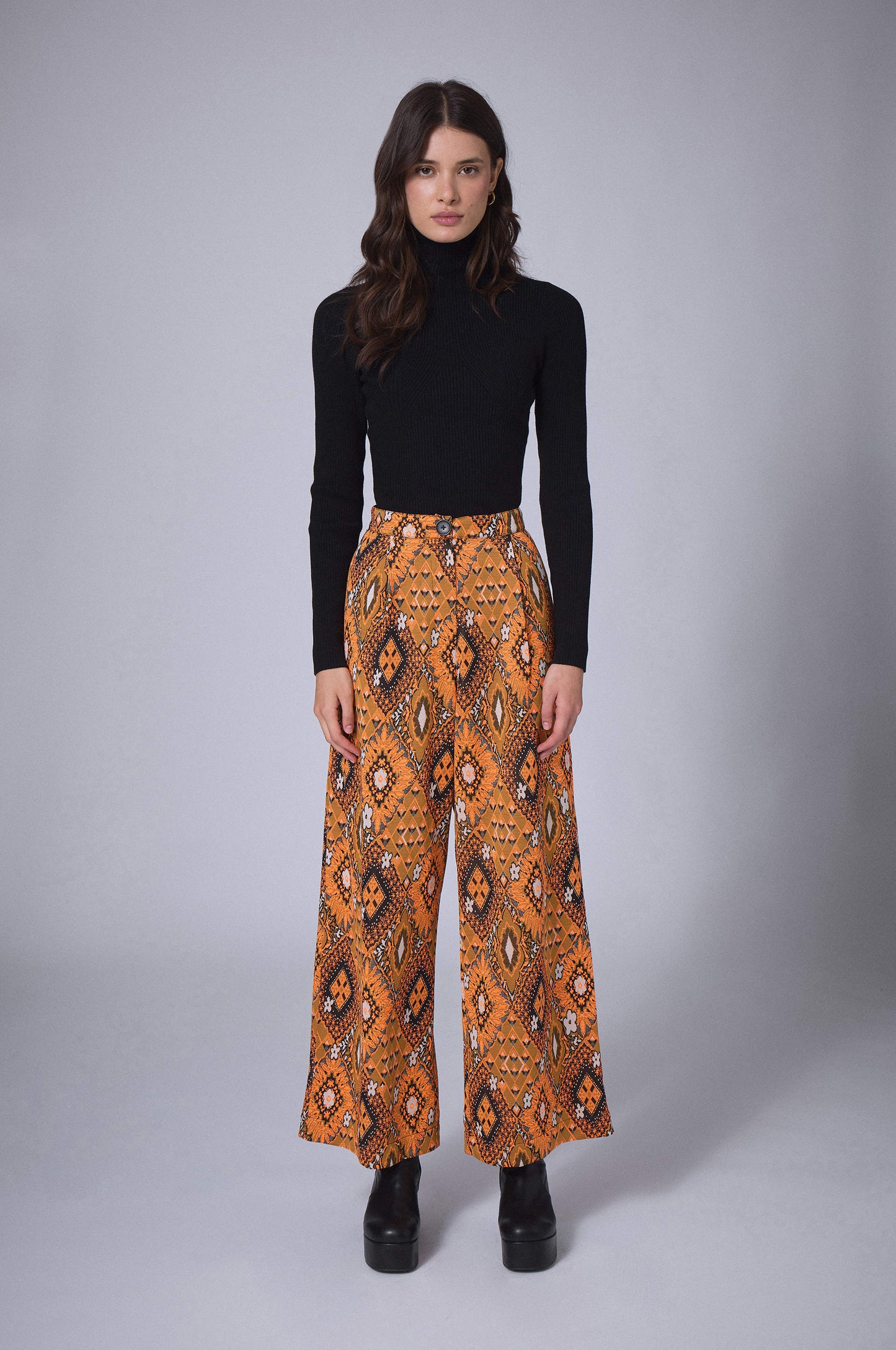 Jacquard pants - Manoush