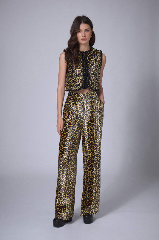 Velvet Panther Pants -Manoush