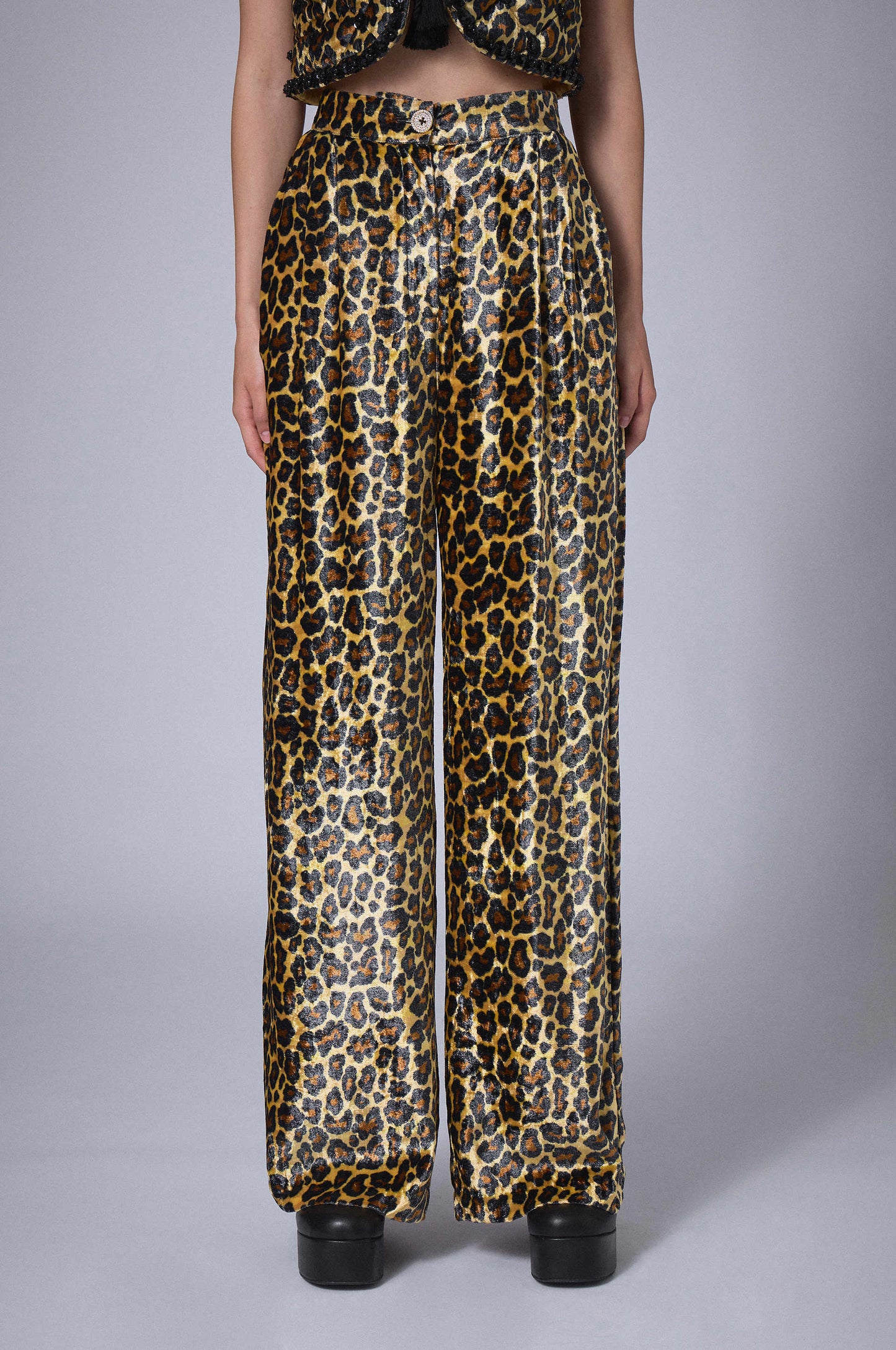 Velvet Panther Pants -Manoush