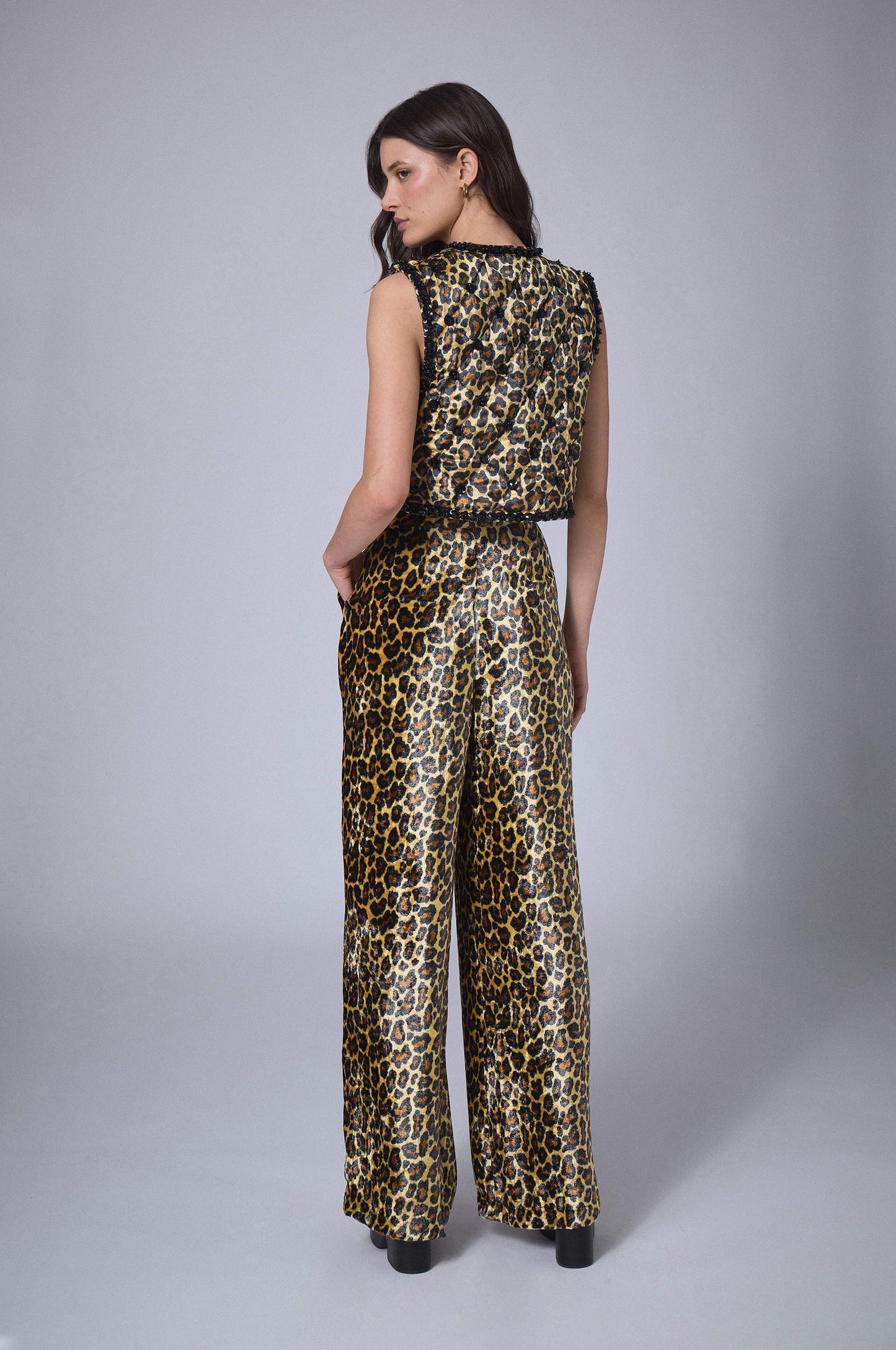 Velvet Panther Pants -Manoush