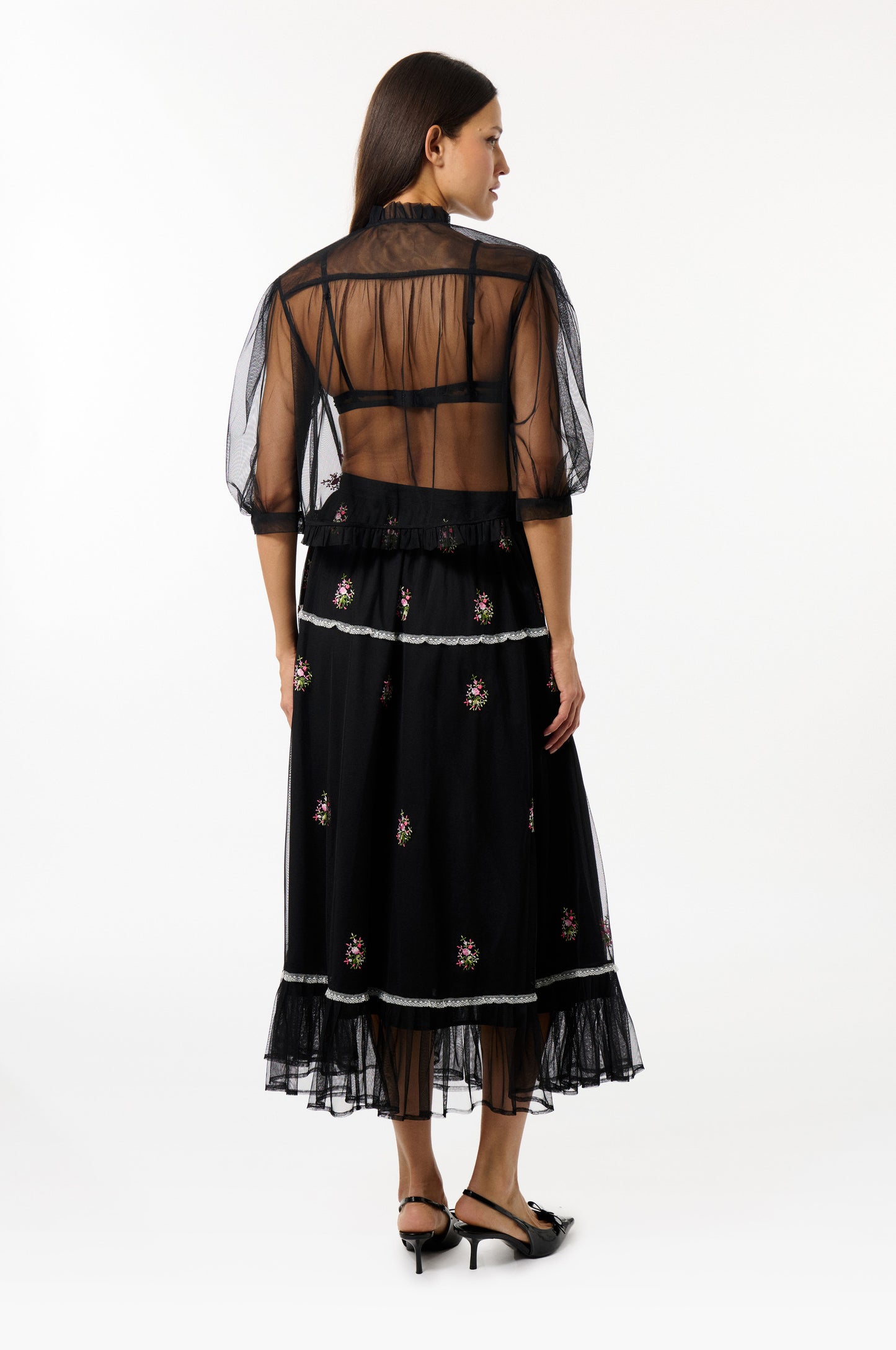 Tulle Bloom Shirt - Manoush