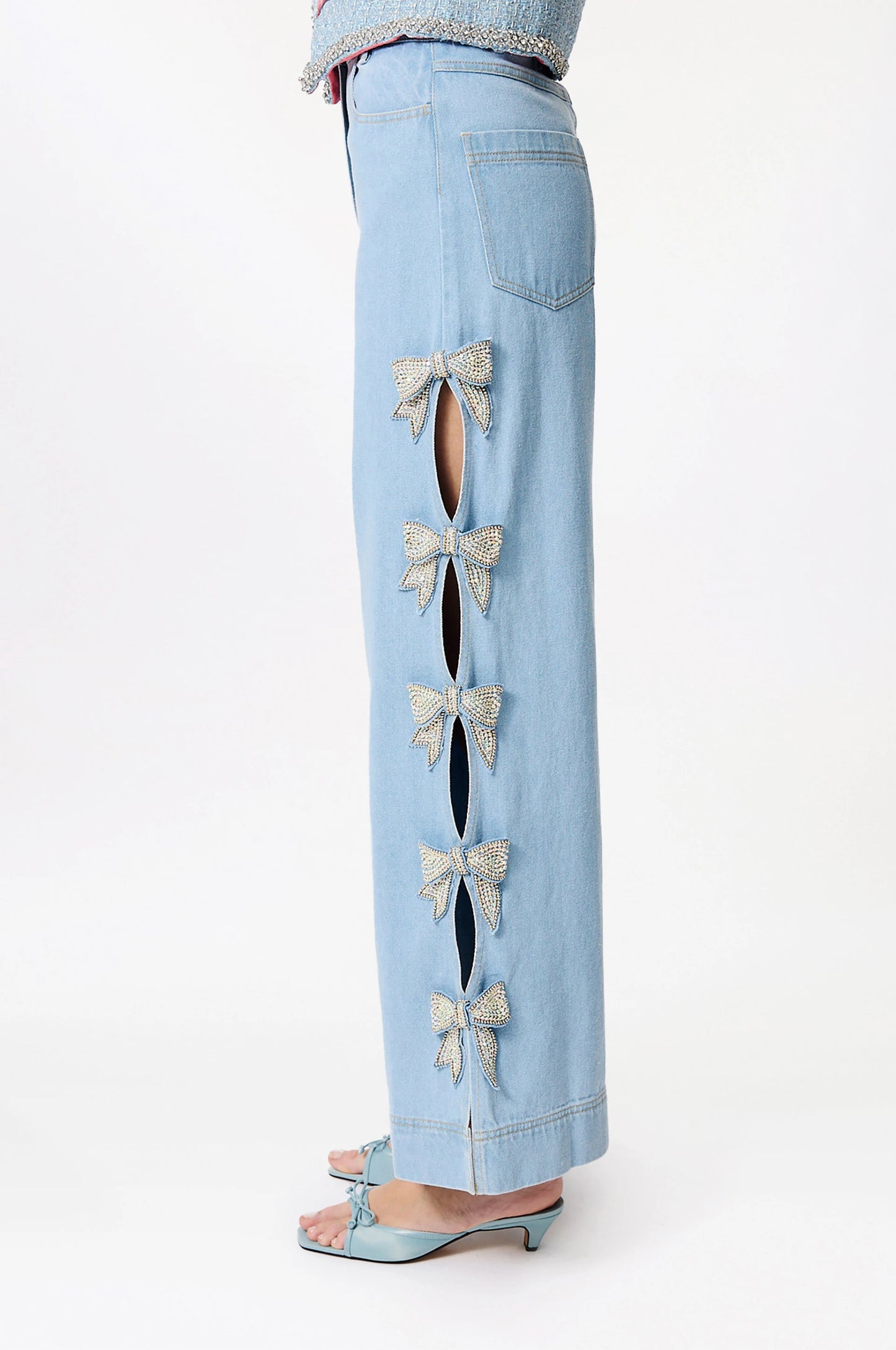 Calça Jeans Laço - Manoush