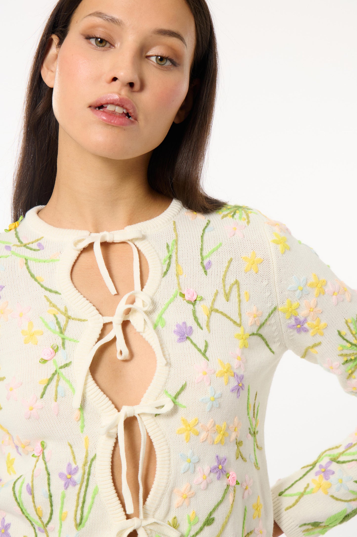 Blossom Knit Cardigan - Manoush