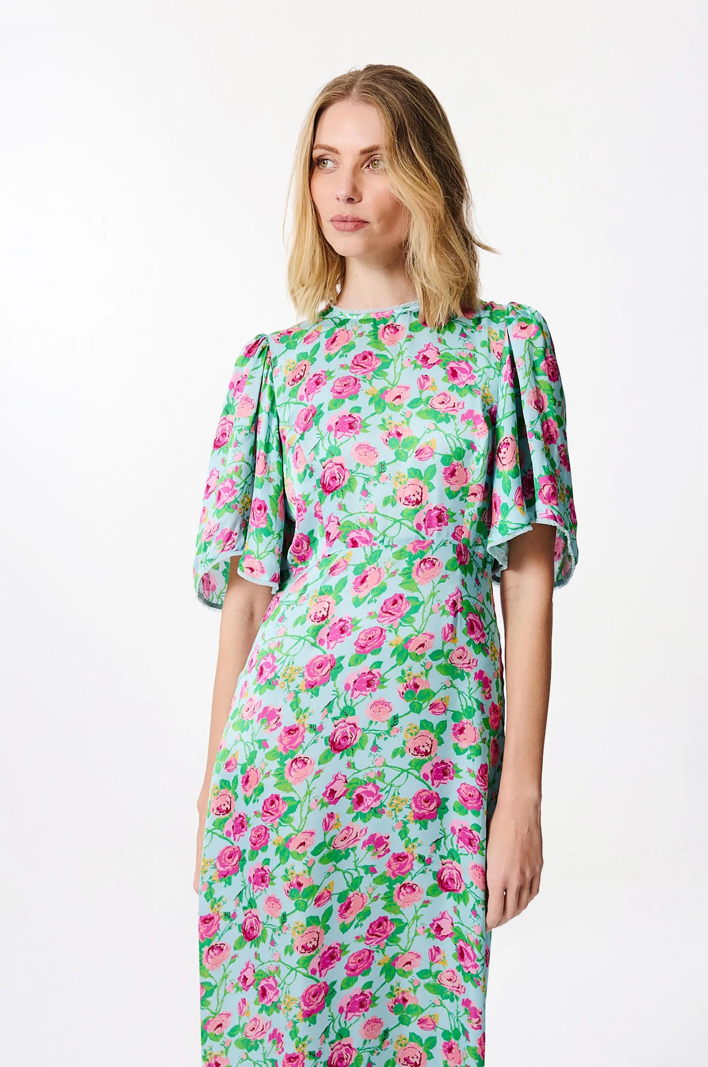 Woven Long  Dress Pink - Manoush