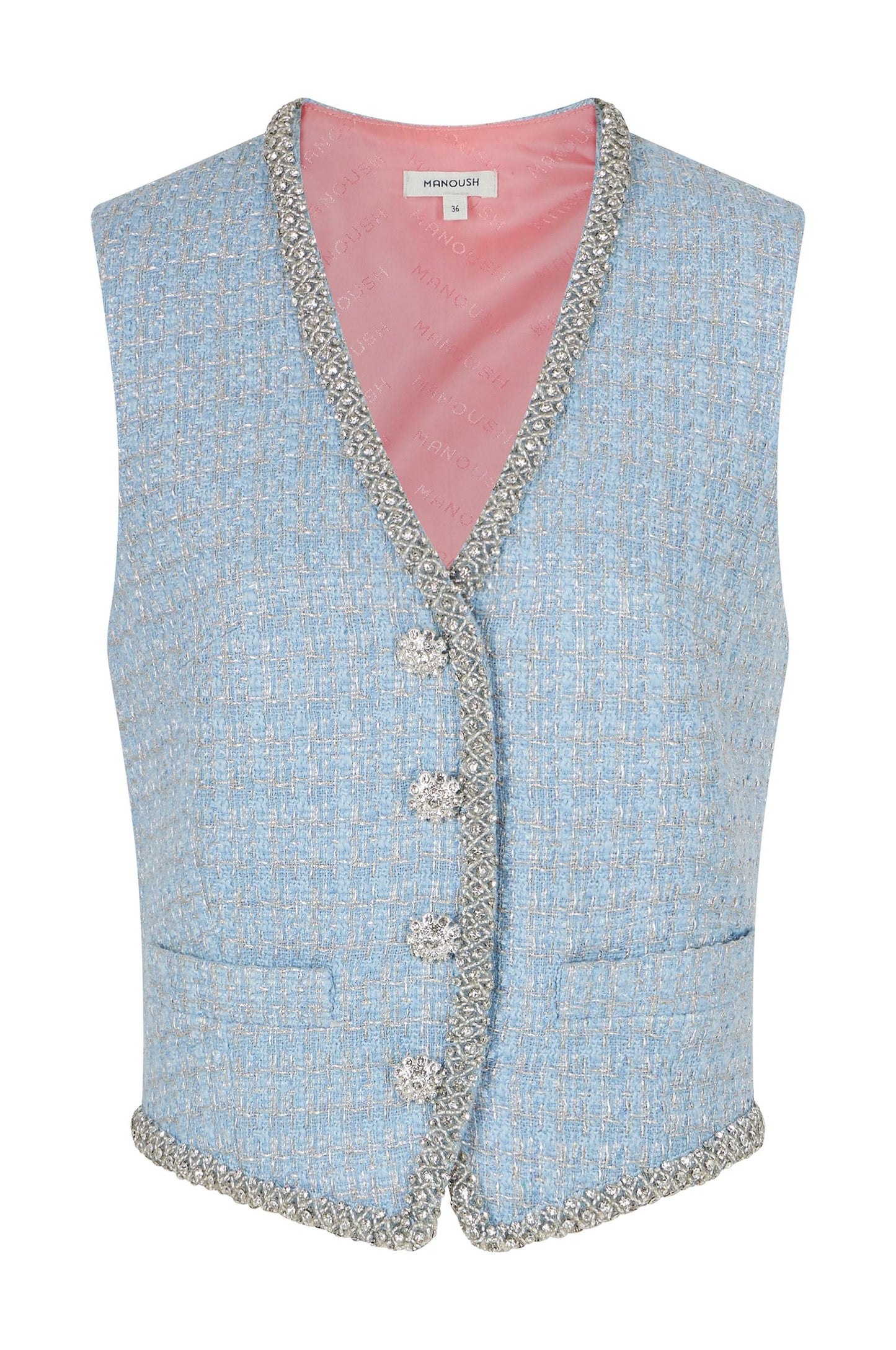 Colete Tweed Chic - Manoush