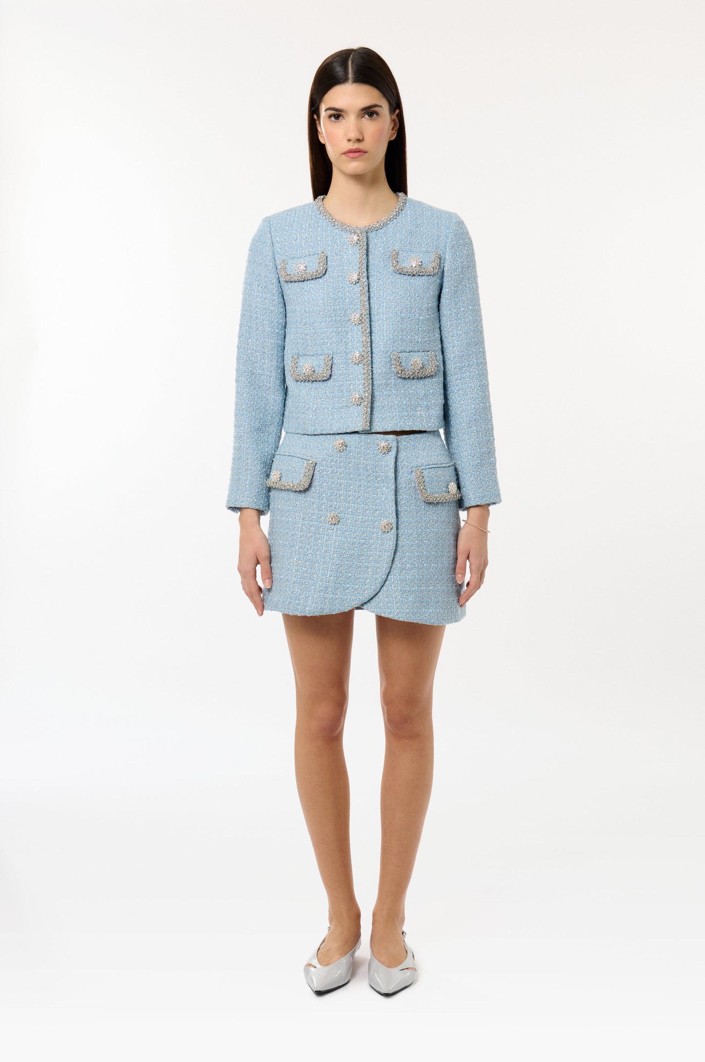Chic Tweed Skirt - Manoush