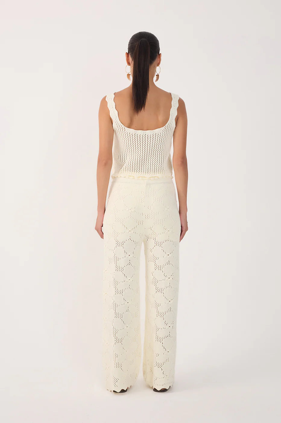 Calça Tricot Calmaria Bege Concha – Dress To