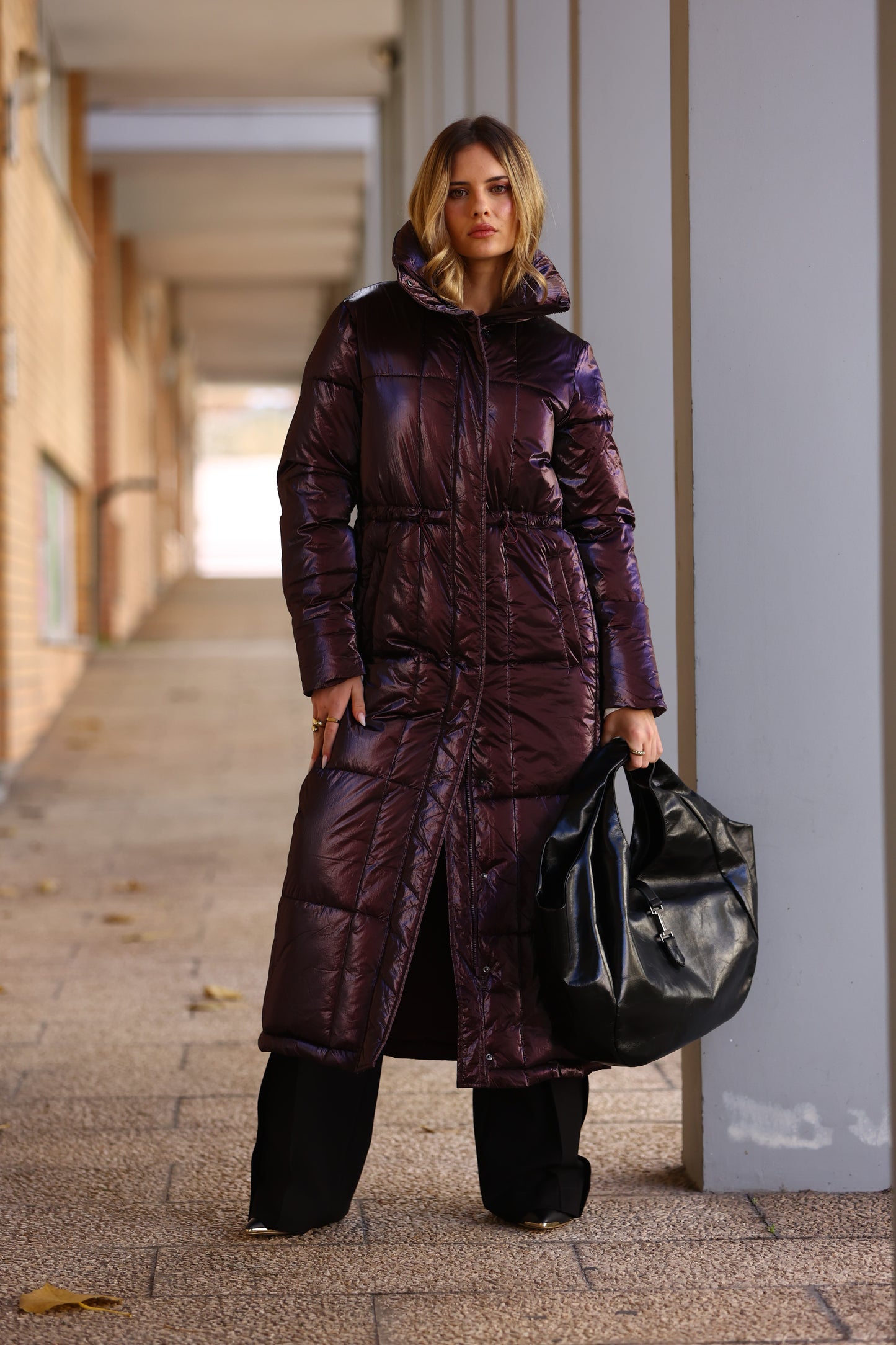 Casaco Acolchoado Comprido - Jijil