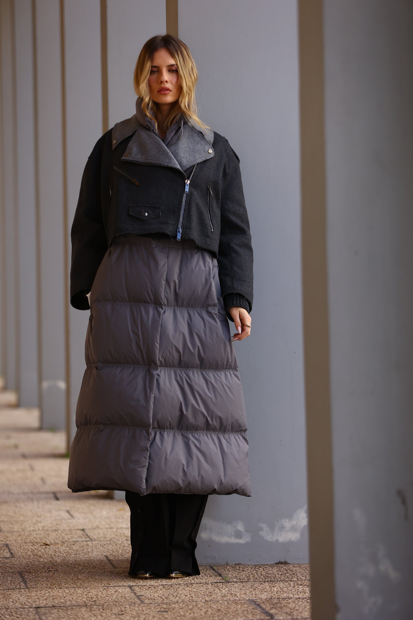 Casaco de Penas Longo - Iceberg