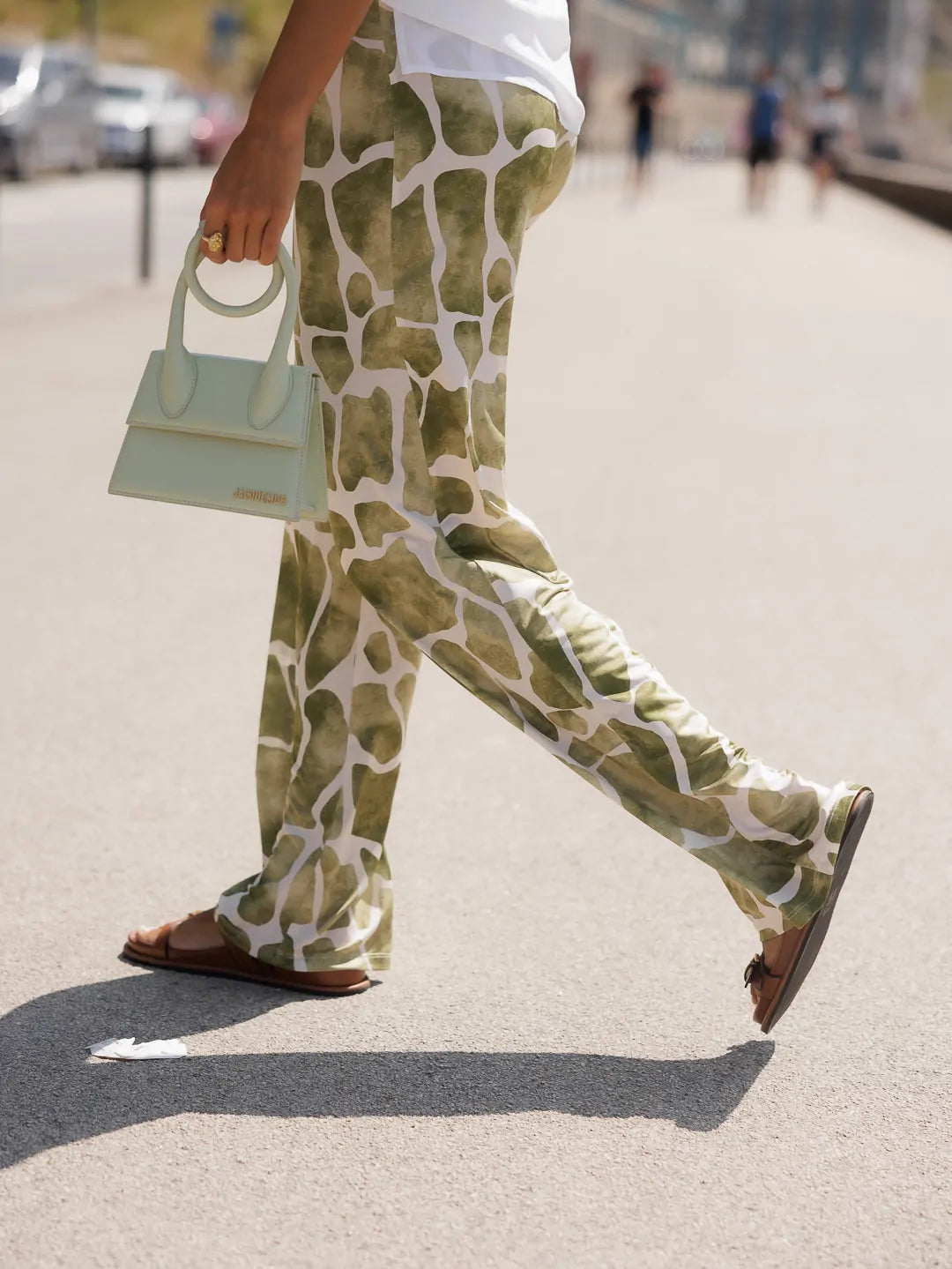 Flowy Printed Trousers - Scripta