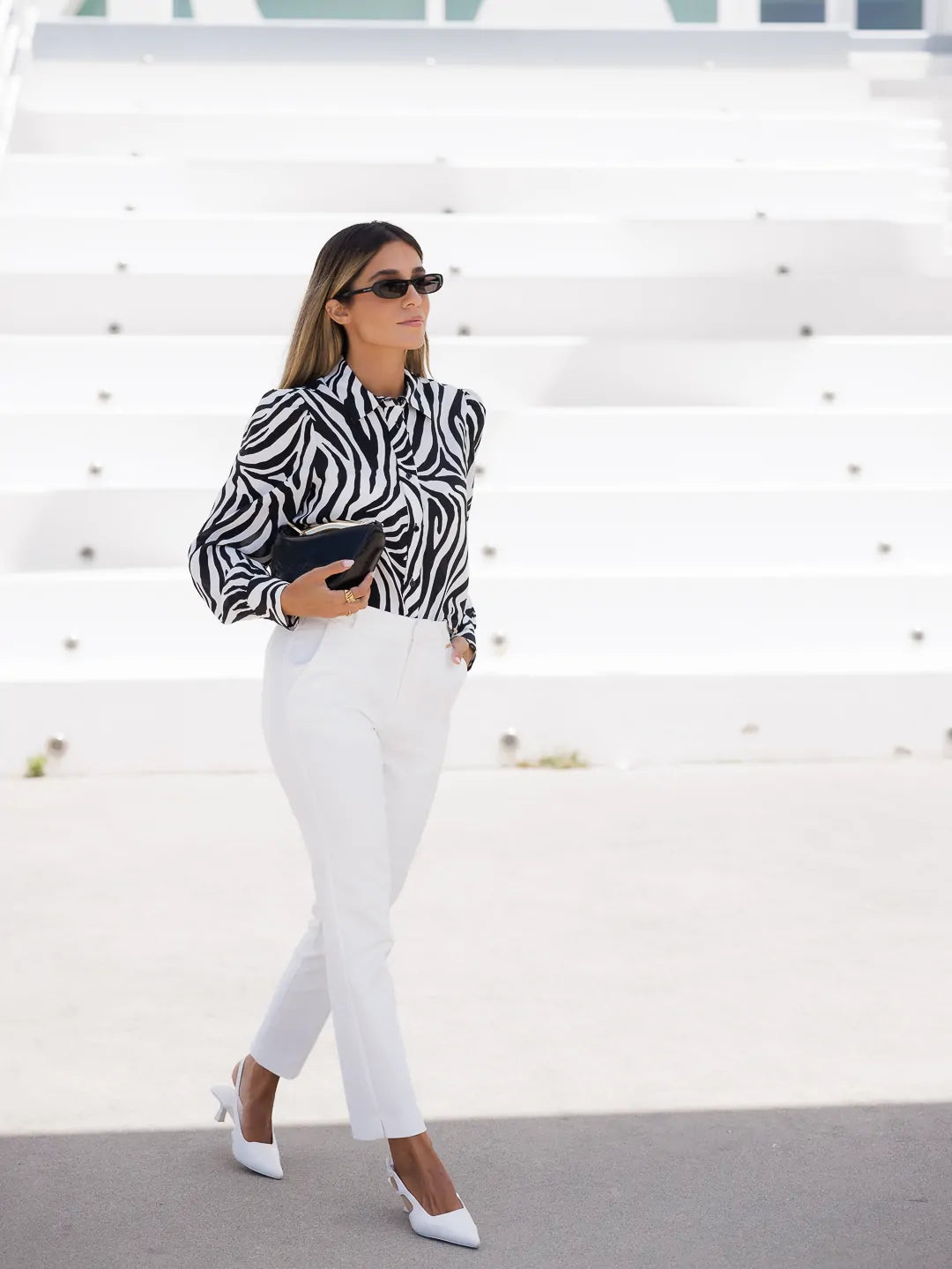 Zebra Print Blouse - Scripta