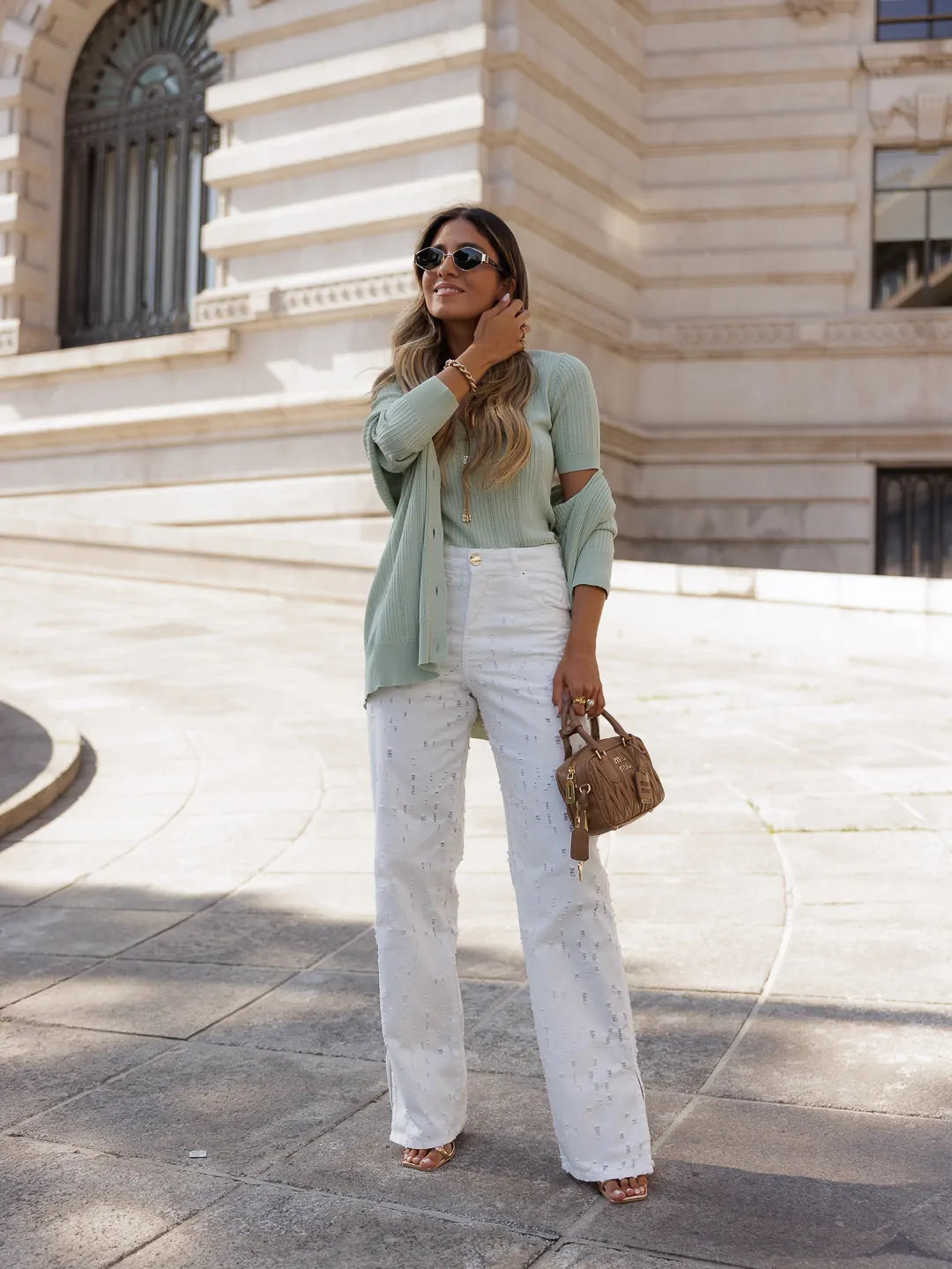 Loose Fitting Knit Jacket - Scripta