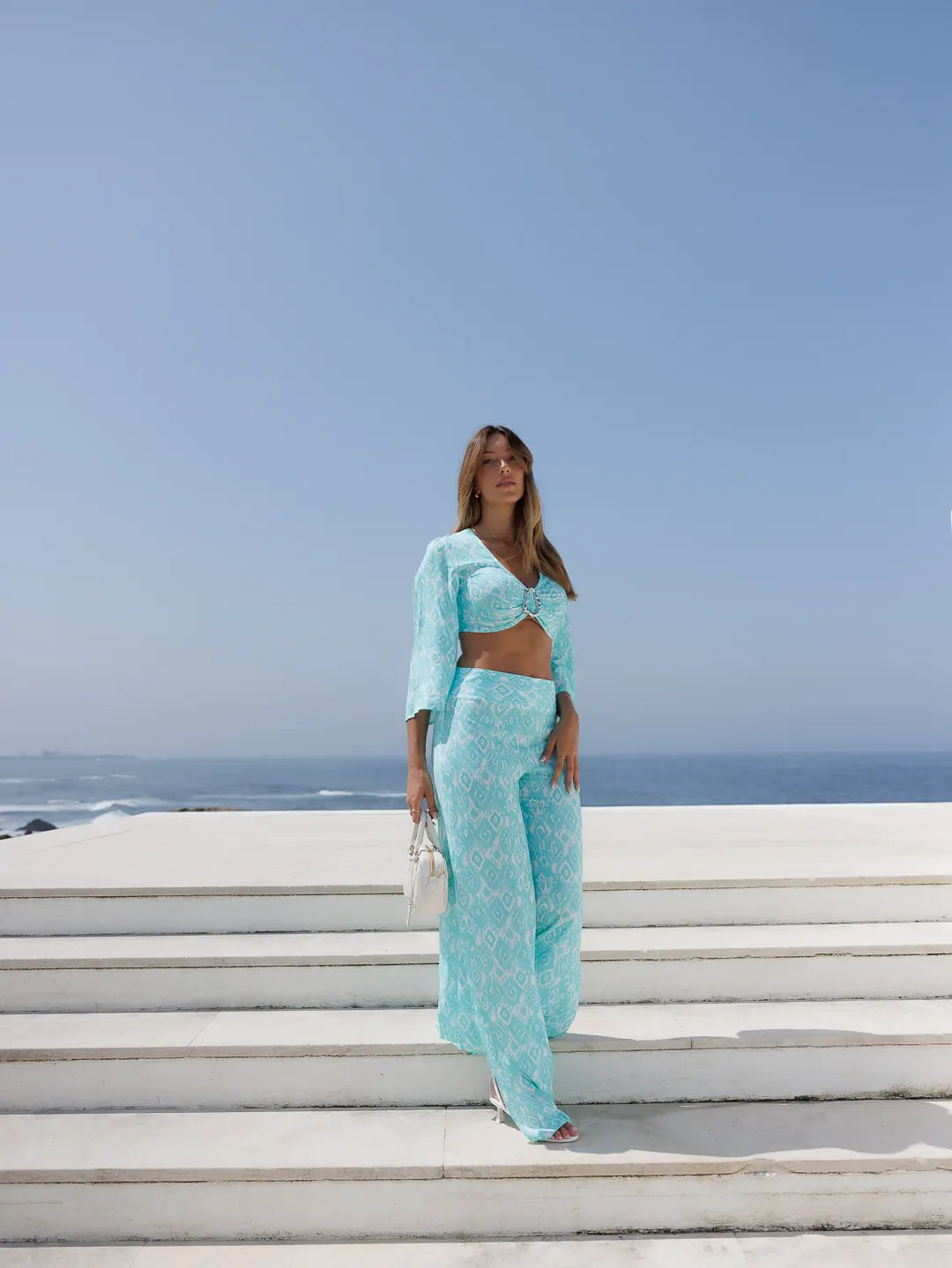 Long Trousers with Side Slits - Scripta
