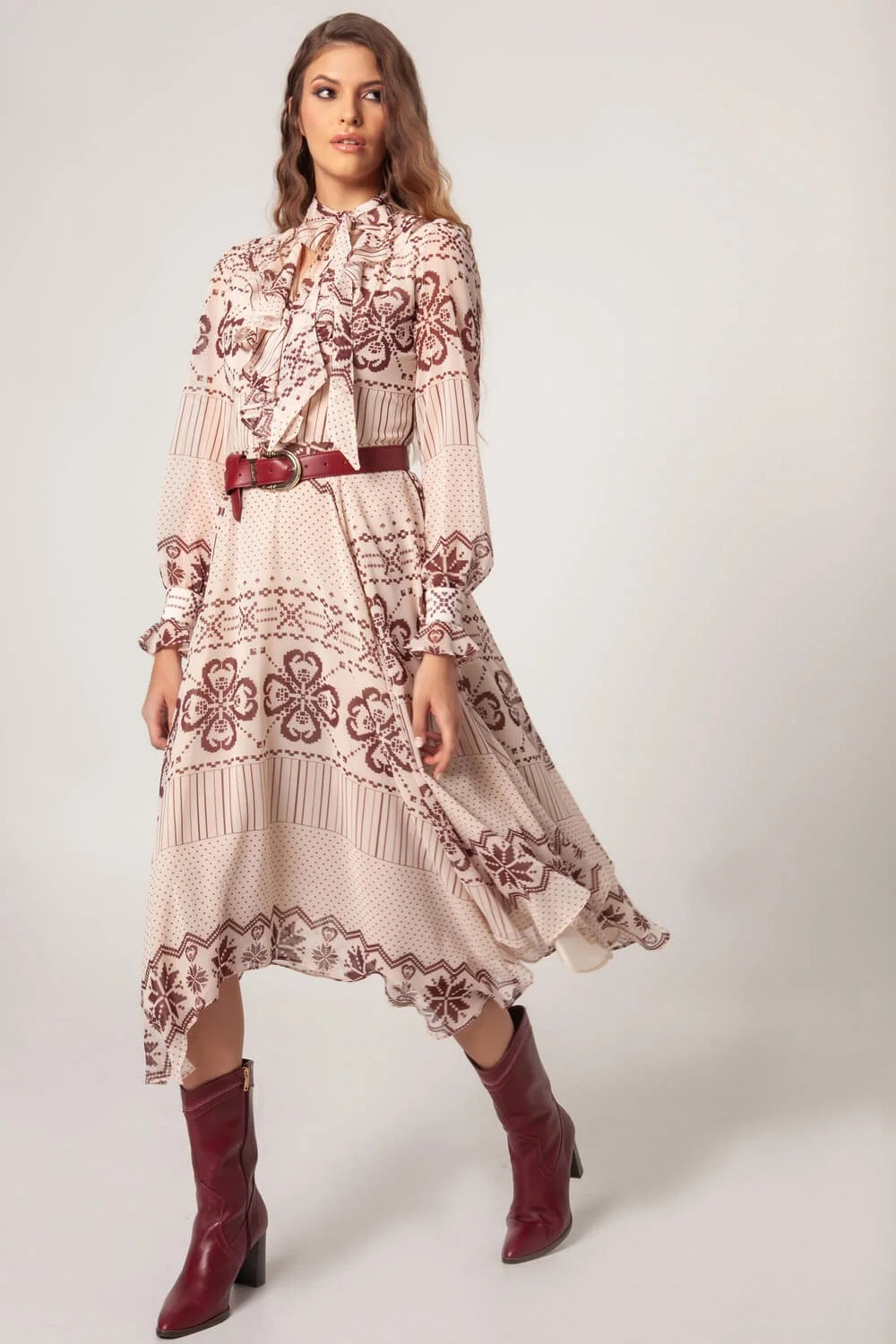 Vestido Gasa Midi - Masavi