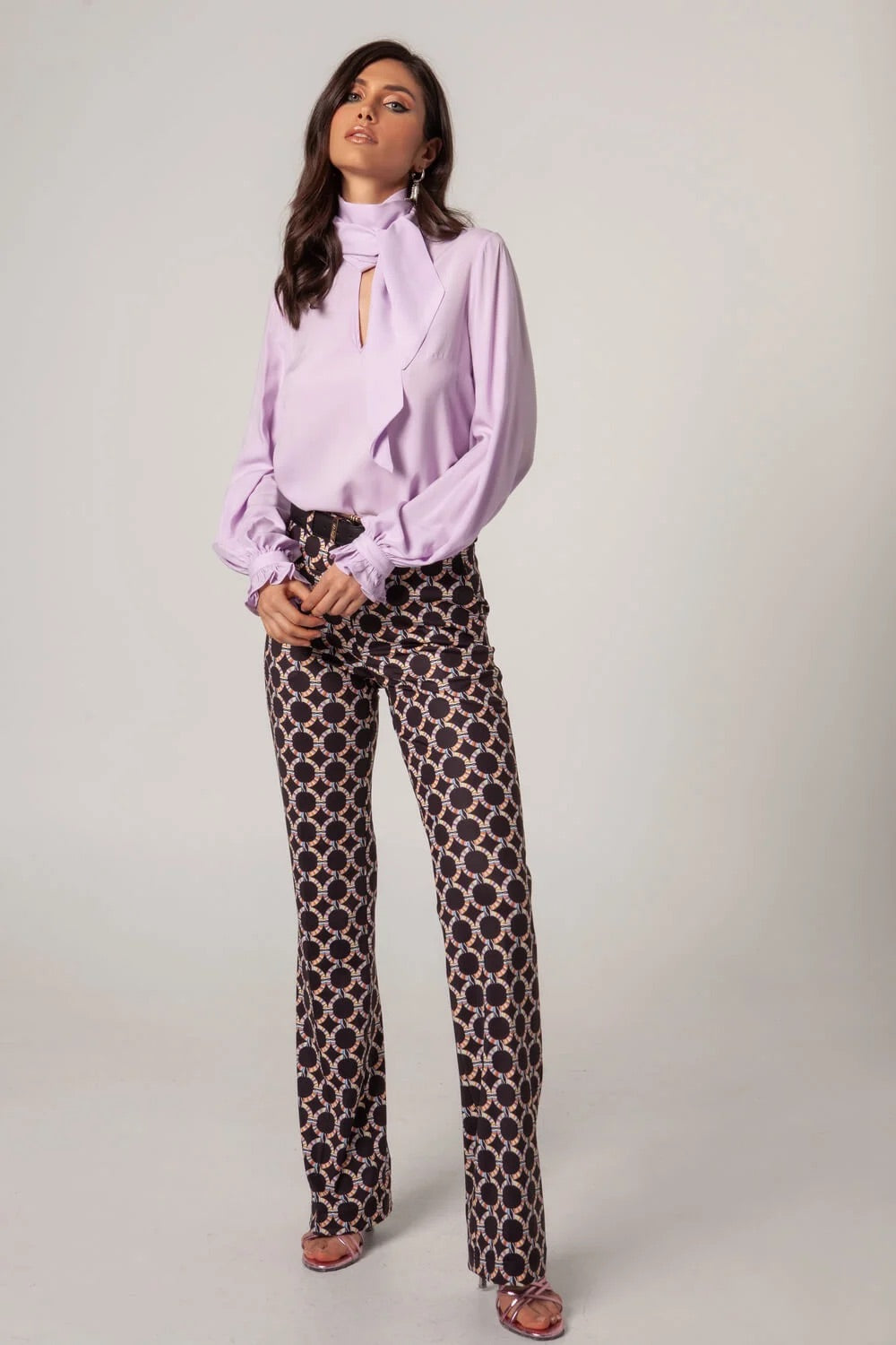 Pantalon Leggin Cercles Noir - Masavi