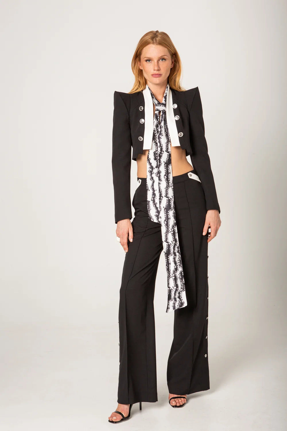 Trust Black/White Pants