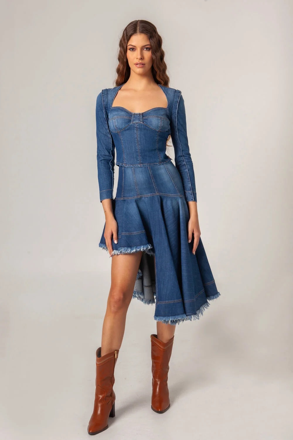 Top Jeans Bleu