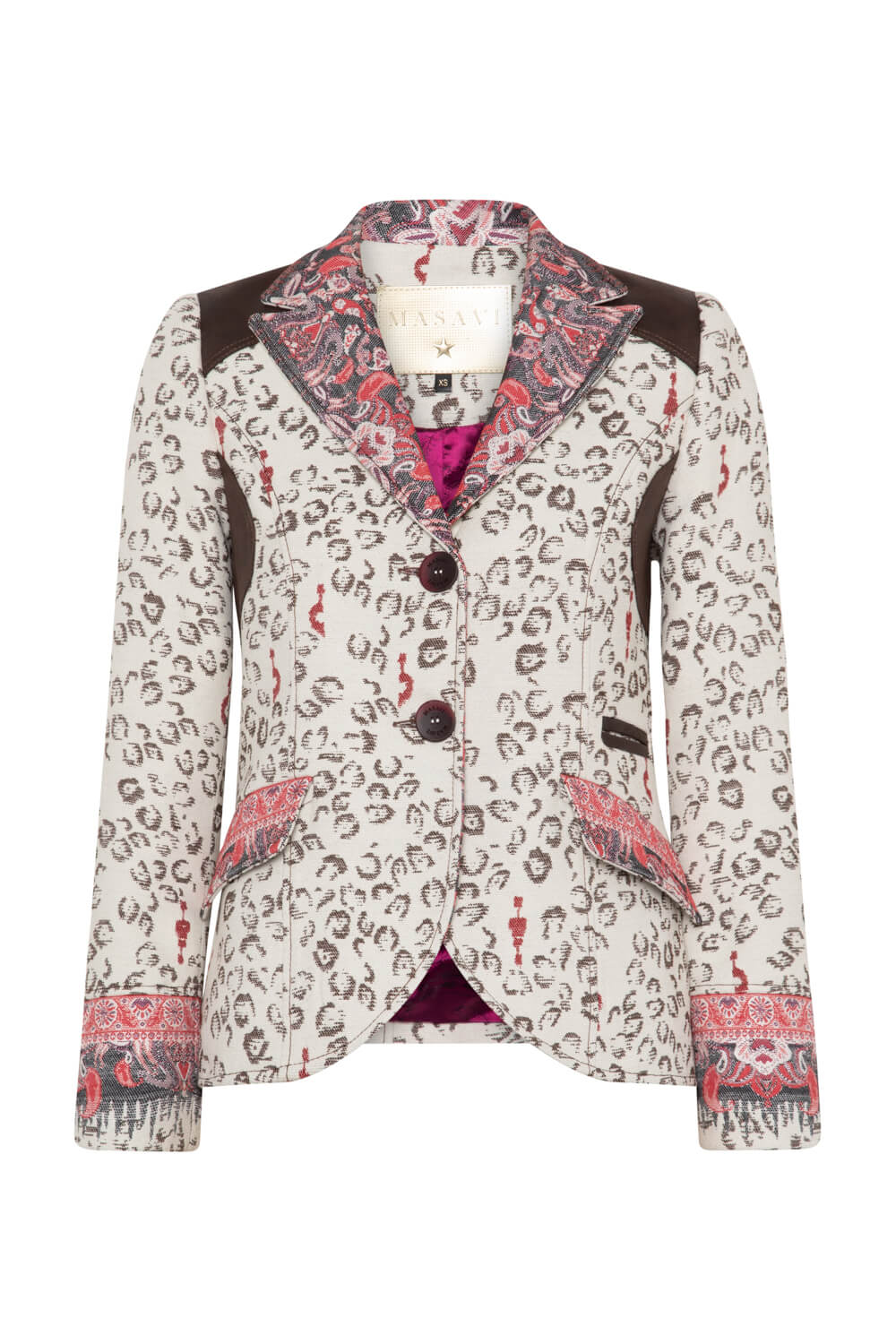 Blazer Ethnique Léo Jacquard