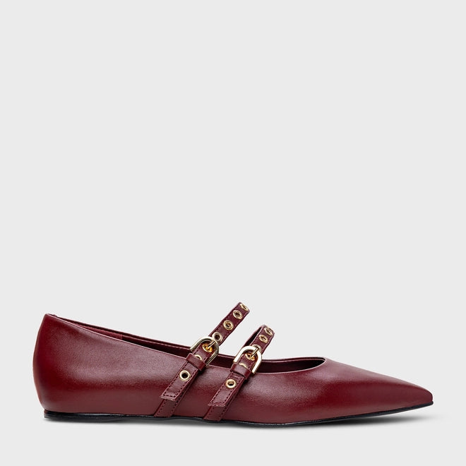Sabrina com Fivela Cor Vinho MAHOGANY - Carrano