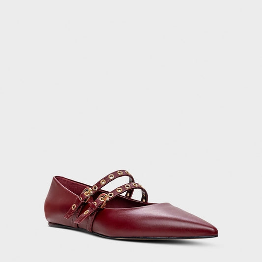 Sabrina com Fivela Cor Vinho MAHOGANY - Carrano