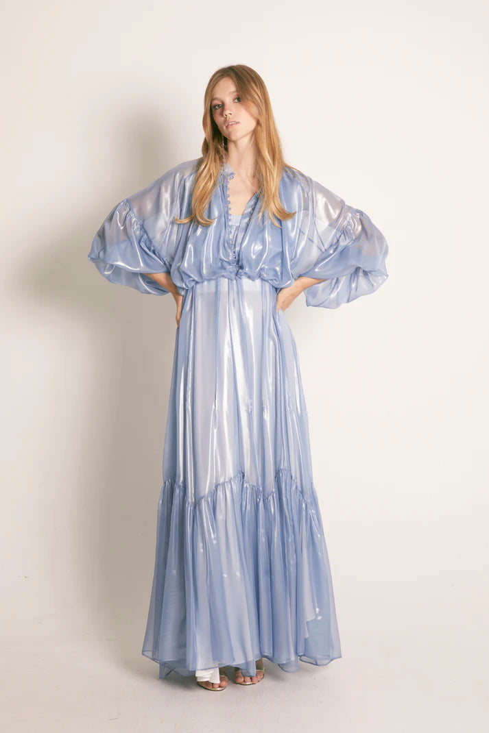 Camisa Abullonada Sirian Glow Sky - Masavi