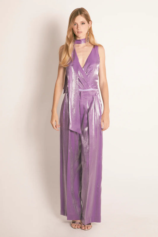 Vitoria Lilac Maxi Pants - Masavi