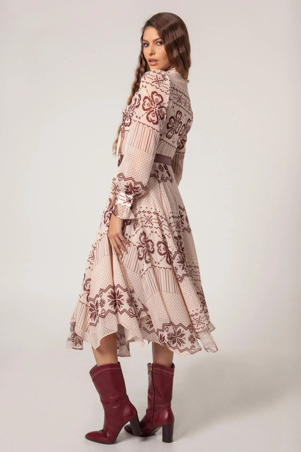 Vestido Gasa Midi - Masavi