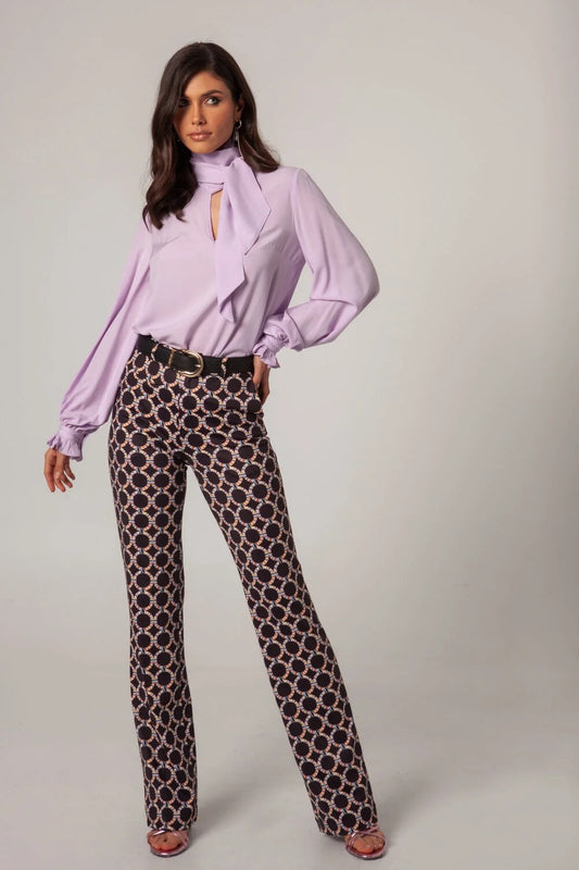 Pantalon Leggin Cercles Noir - Masavi