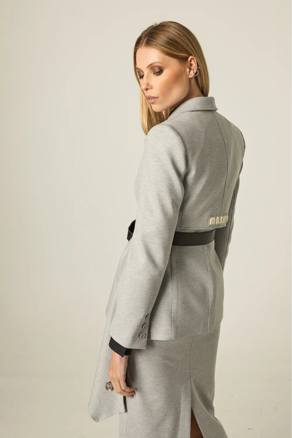 Blaze Noote Asymmetrical Grey - Masavi