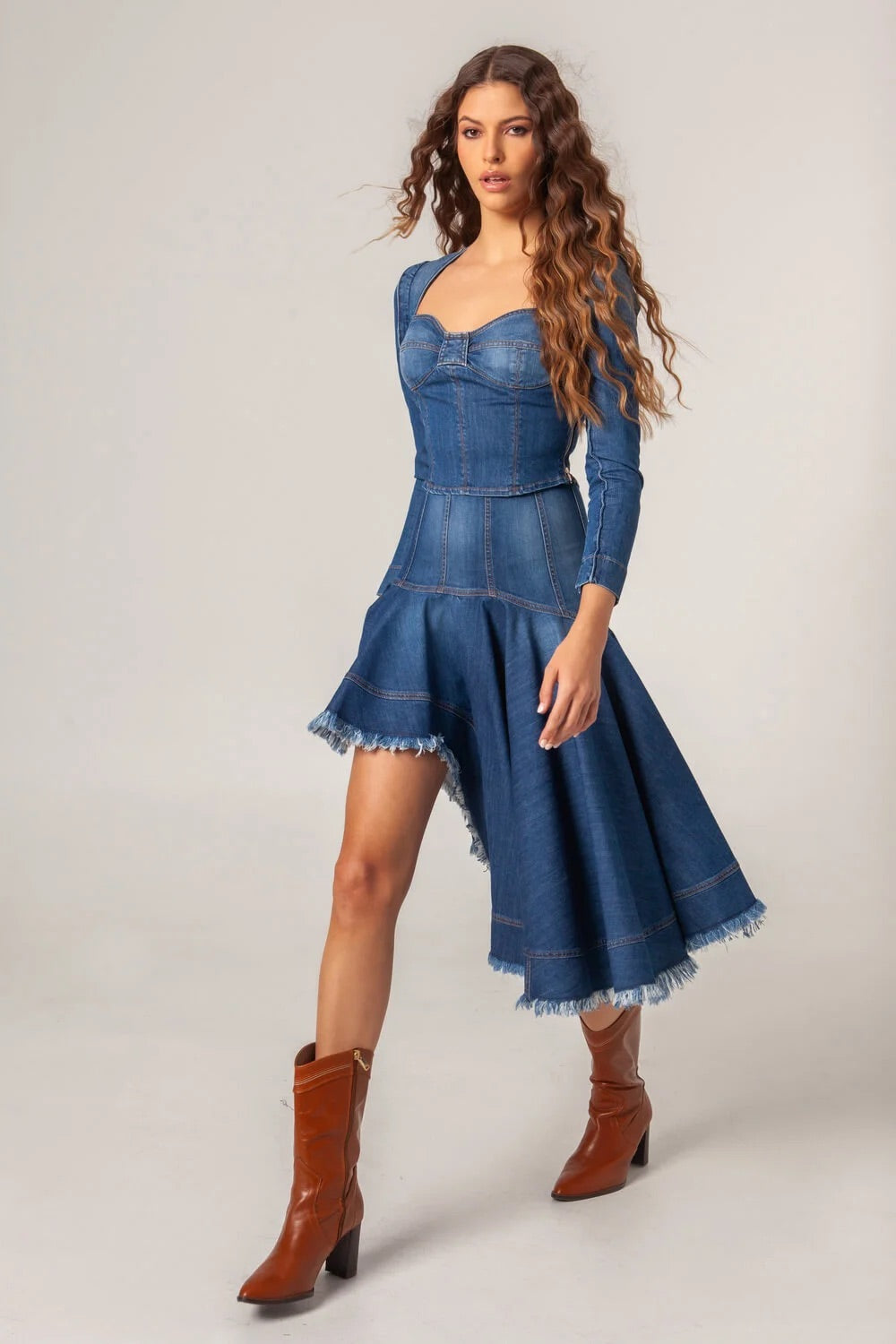 Top Jeans Bleu