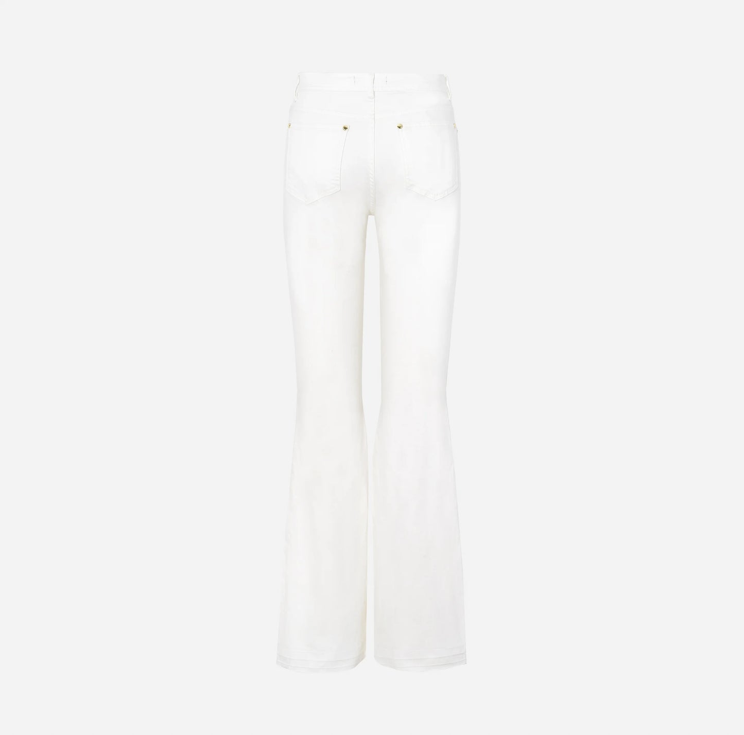White Jeans with Rivet Detail - Scripta
