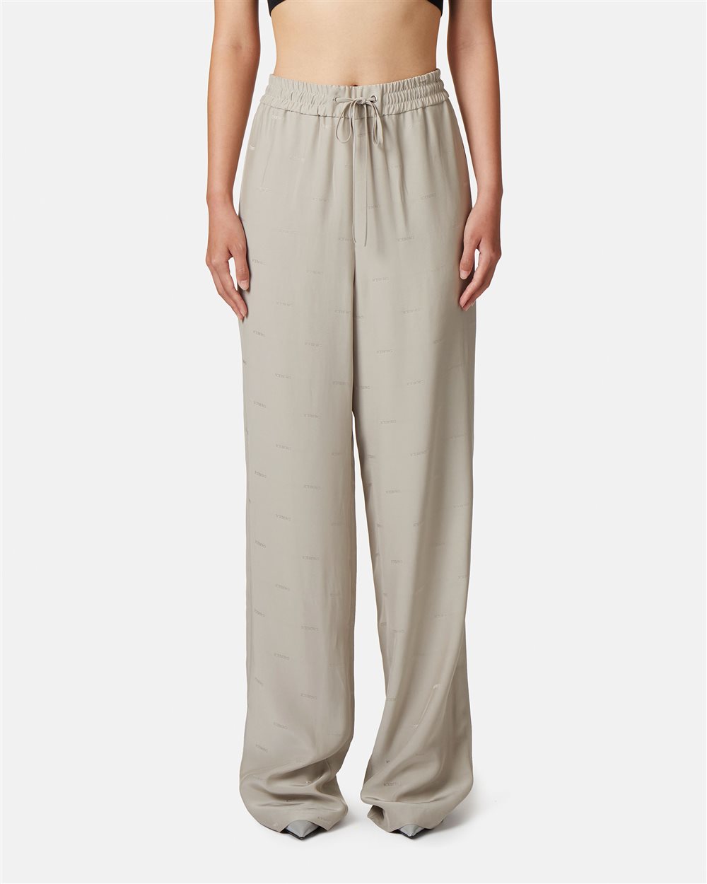 Flowy Logo Trousers - Iceberg